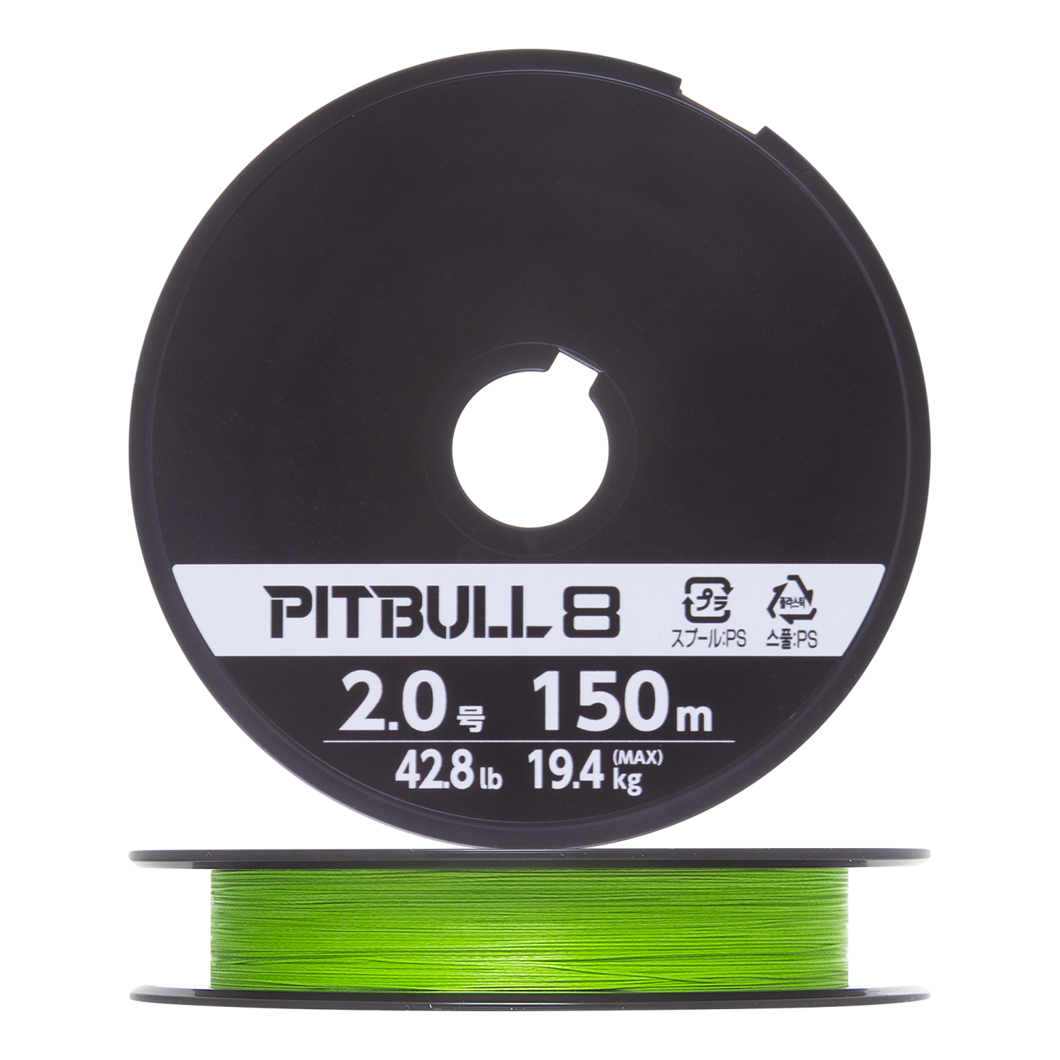 Шнур плетеный Shimano Pitbull 8 #2,0 0,235мм 150м (lime green)