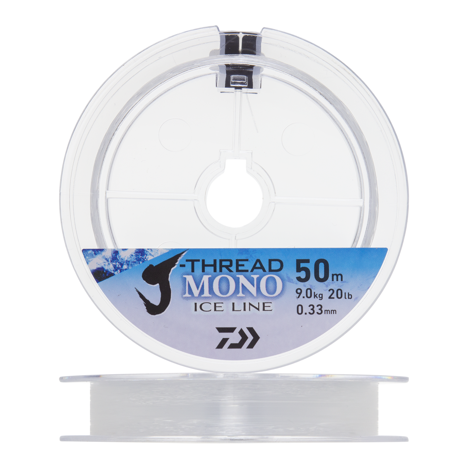 цена Леска монофильная Daiwa J-Thread Mono Ice Line 0,33мм 50м (clear)