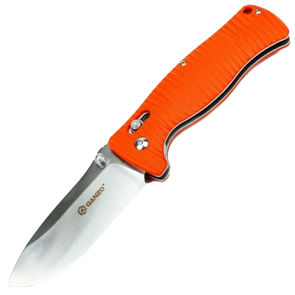 Нож складной туристический Ganzo G720 оранжевый