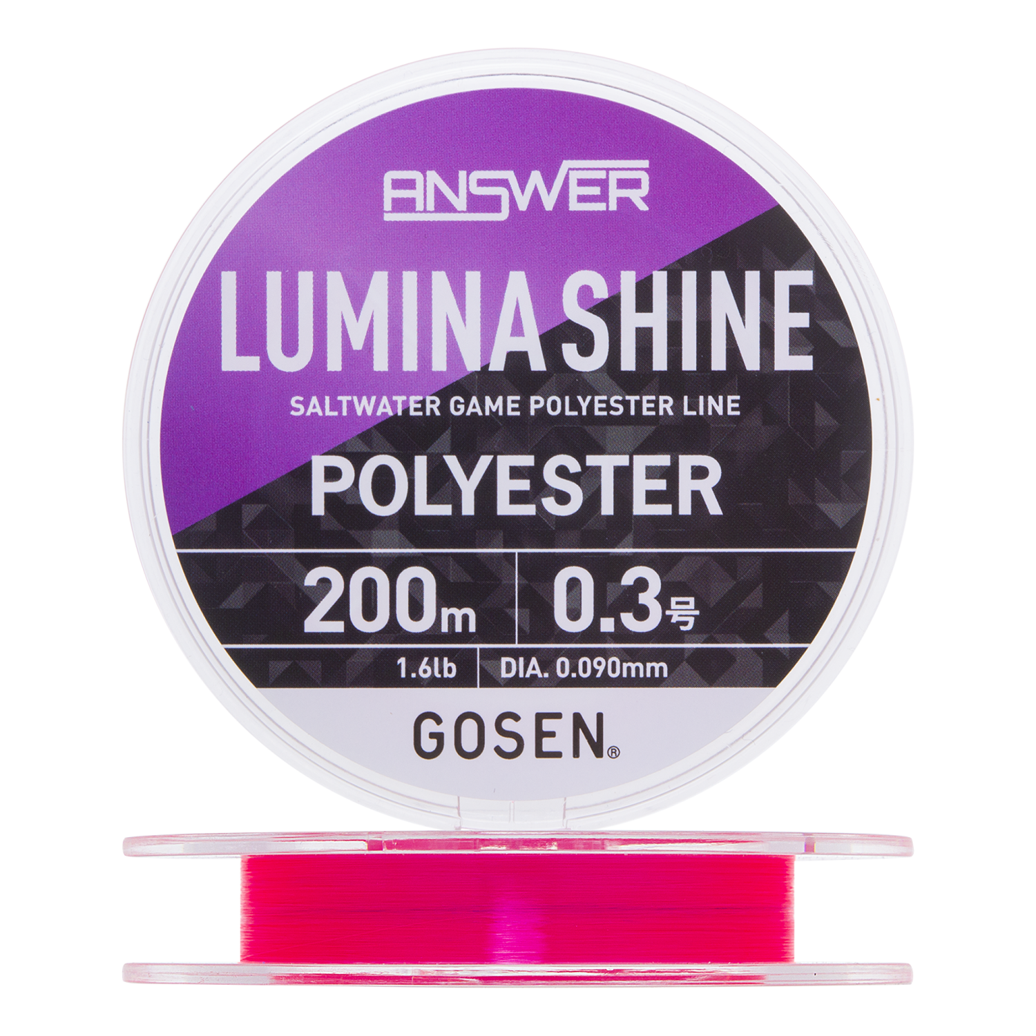 Эстер Gosen Answer Lumina Shine #0,3 0,090мм 200м (pink)