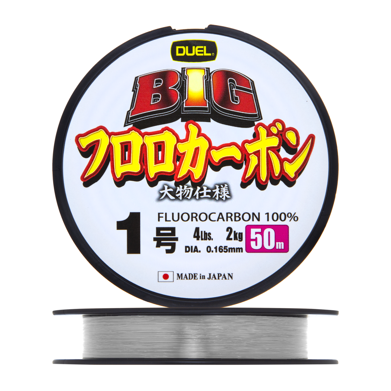 Флюорокарбон Duel Big Fluorocarbon 100% #1,0 0,165мм 50м (clear)