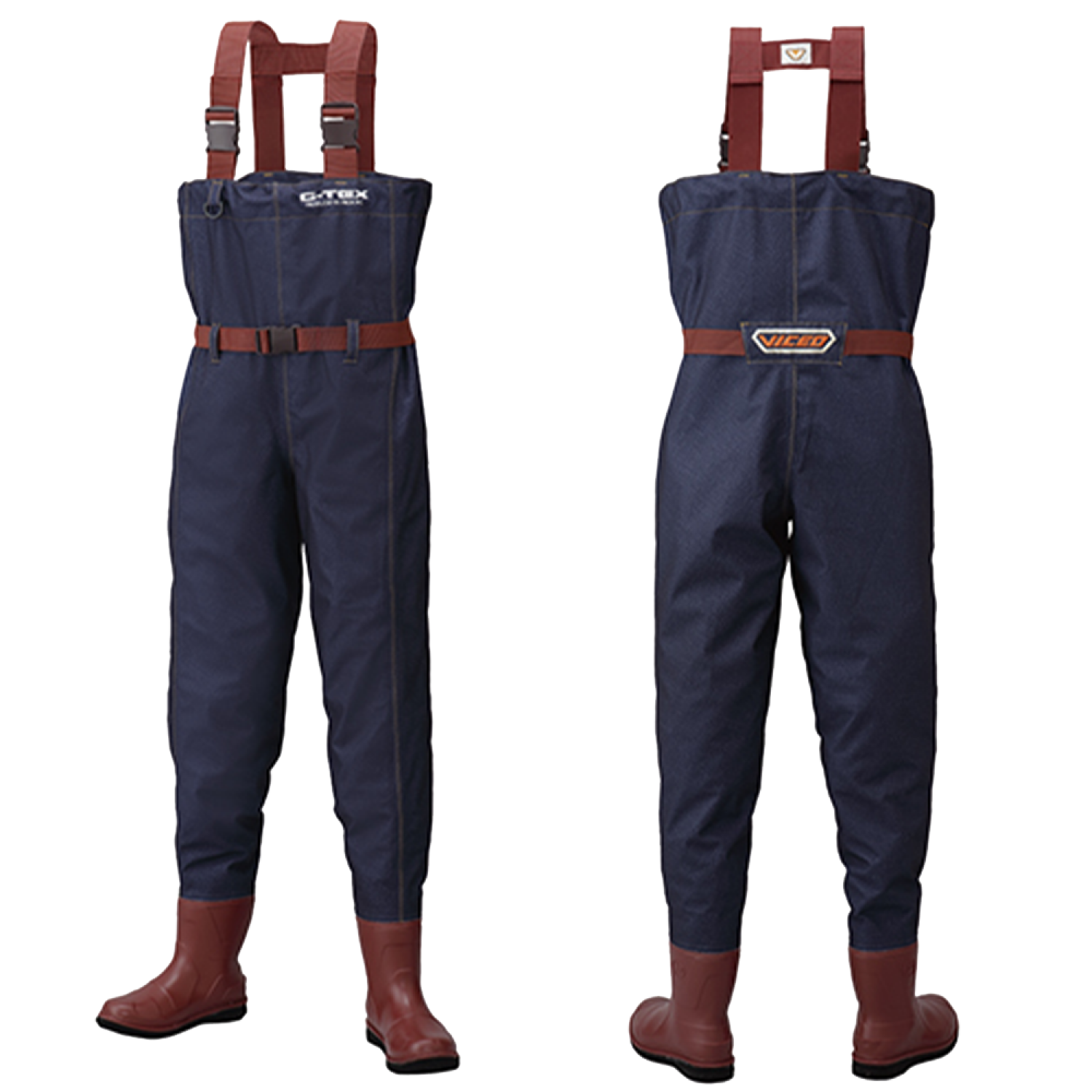 Вейдерсы Prox VC504 Viceo G-Tex Chest Felt JP S (24-24,5см) Indigo Blue