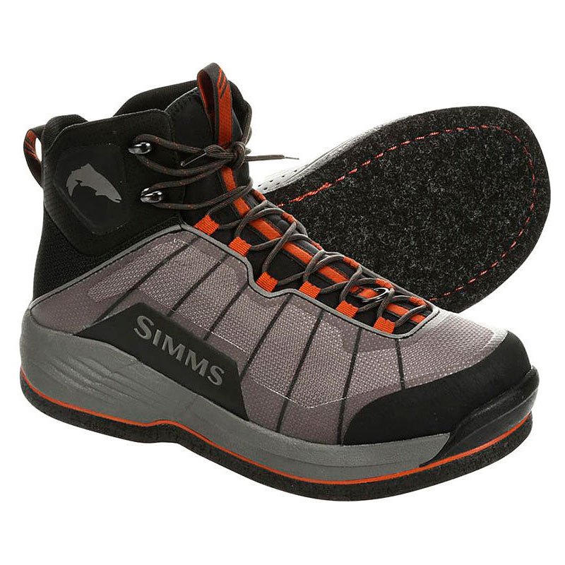 Ботинки забродные Simms Flyweight Boot Felt р. 12 Steel Grey ботинки забродные simms flyweight boot р 10 steel grey