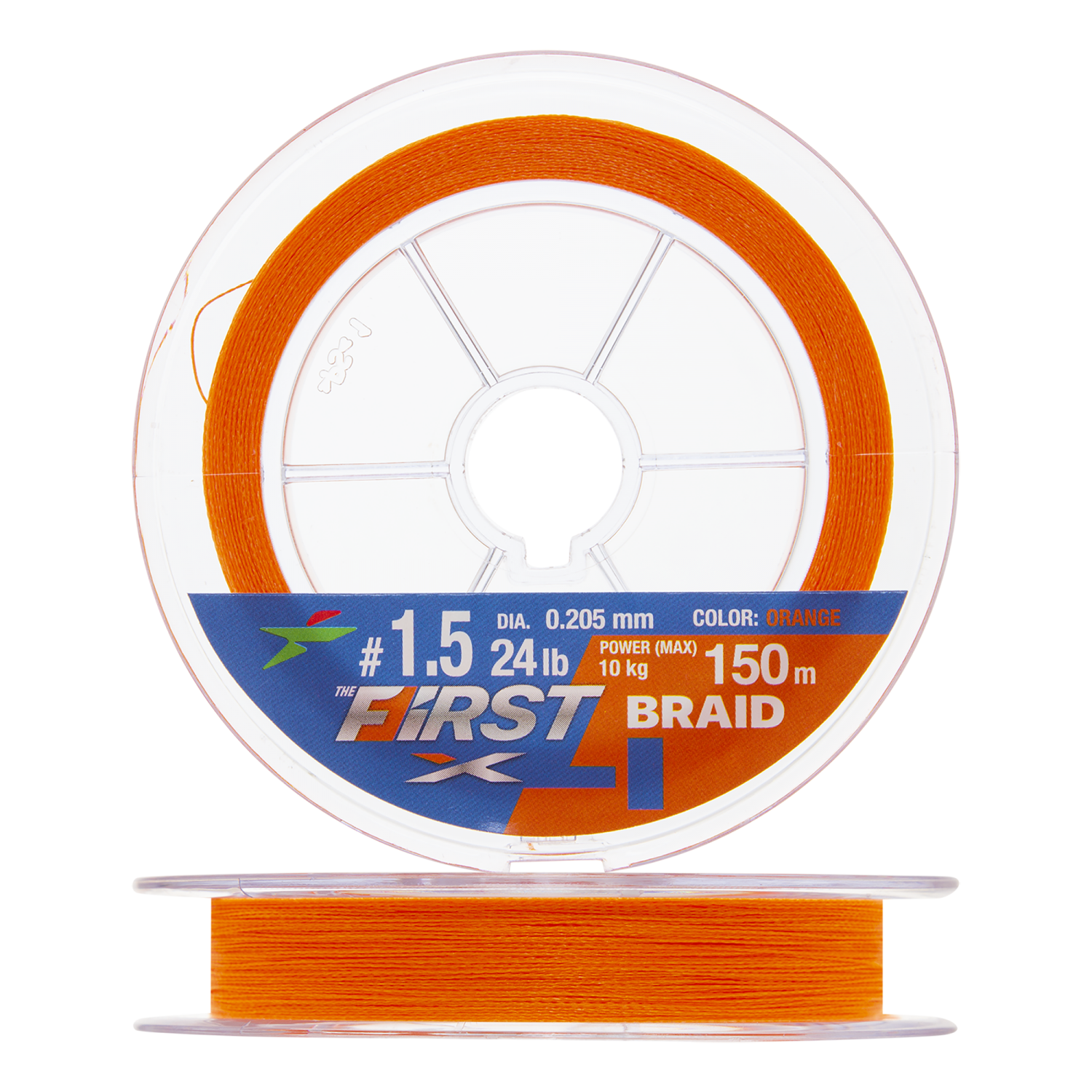 Шнур плетеный Intech First Braid X4 #1,5 0,205мм 150м (orange)