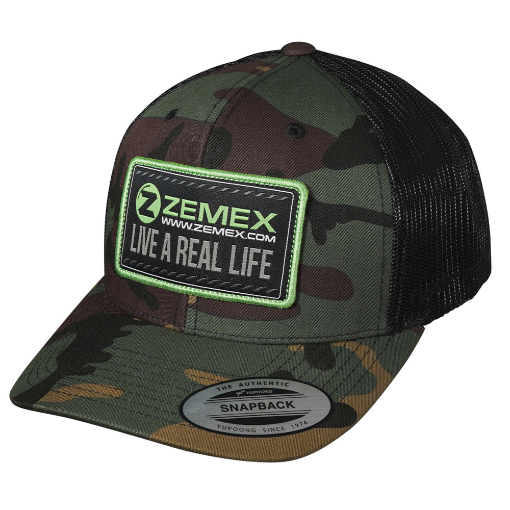 Бейсболка Zemex 6606CA OSFA Green Camo