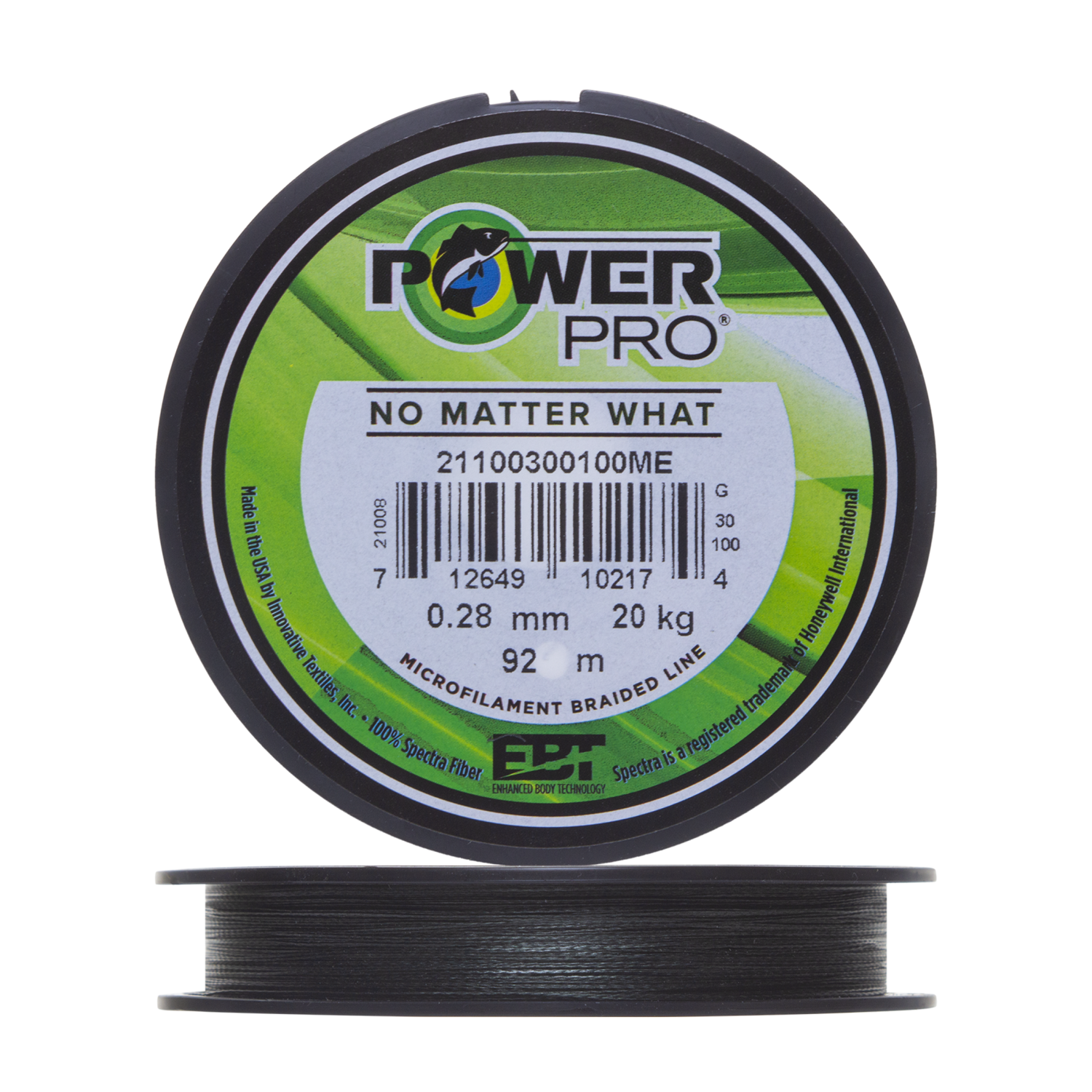 Шнур плетеный Power Pro 0,28мм 92м (moss green)