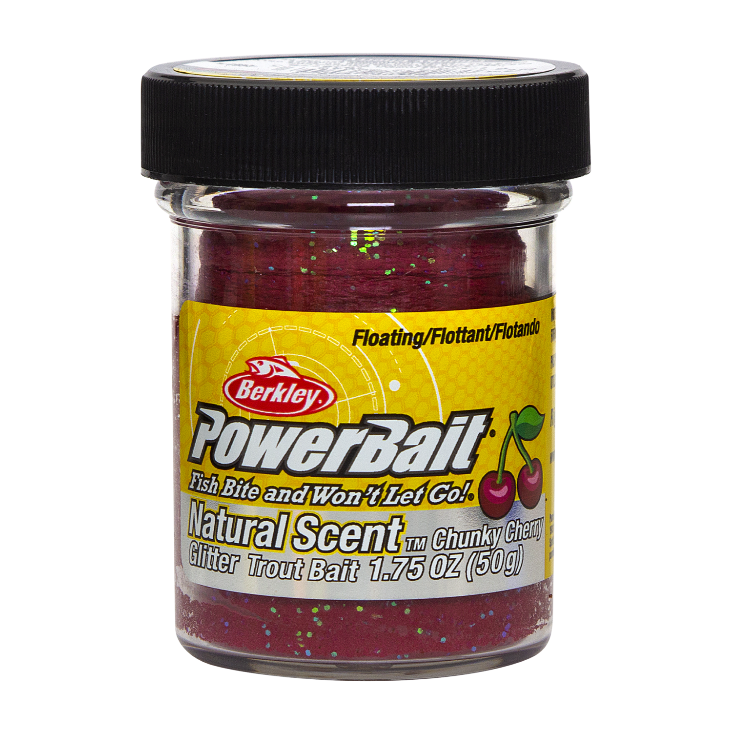 Паста форелевая Berkley PowerBait Trout Bait Fruits 50гр Cherry #Chunky Cherry