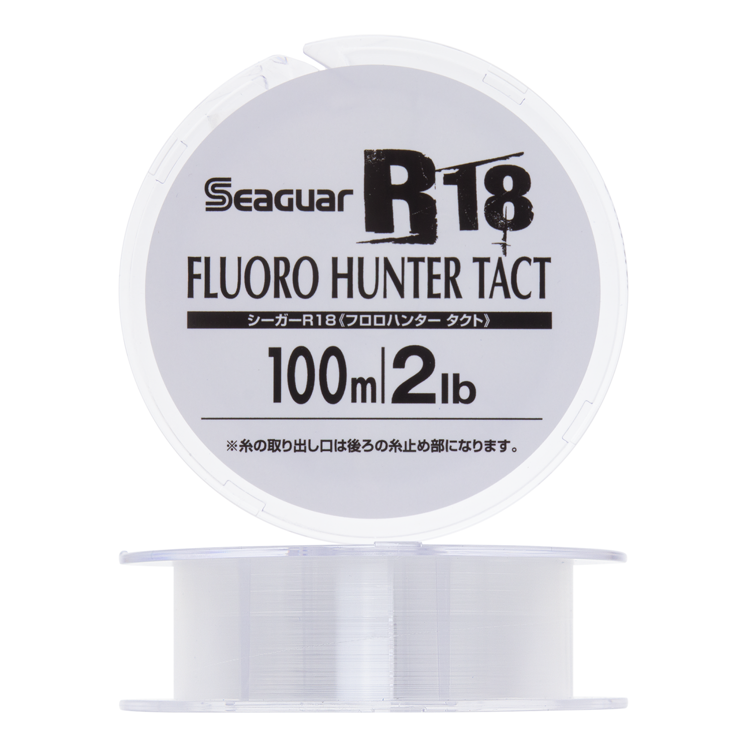 Флюорокарбон Kureha R18 Fluoro Hunter Tact 2Lb #0,5 0,117мм 100м (clear)