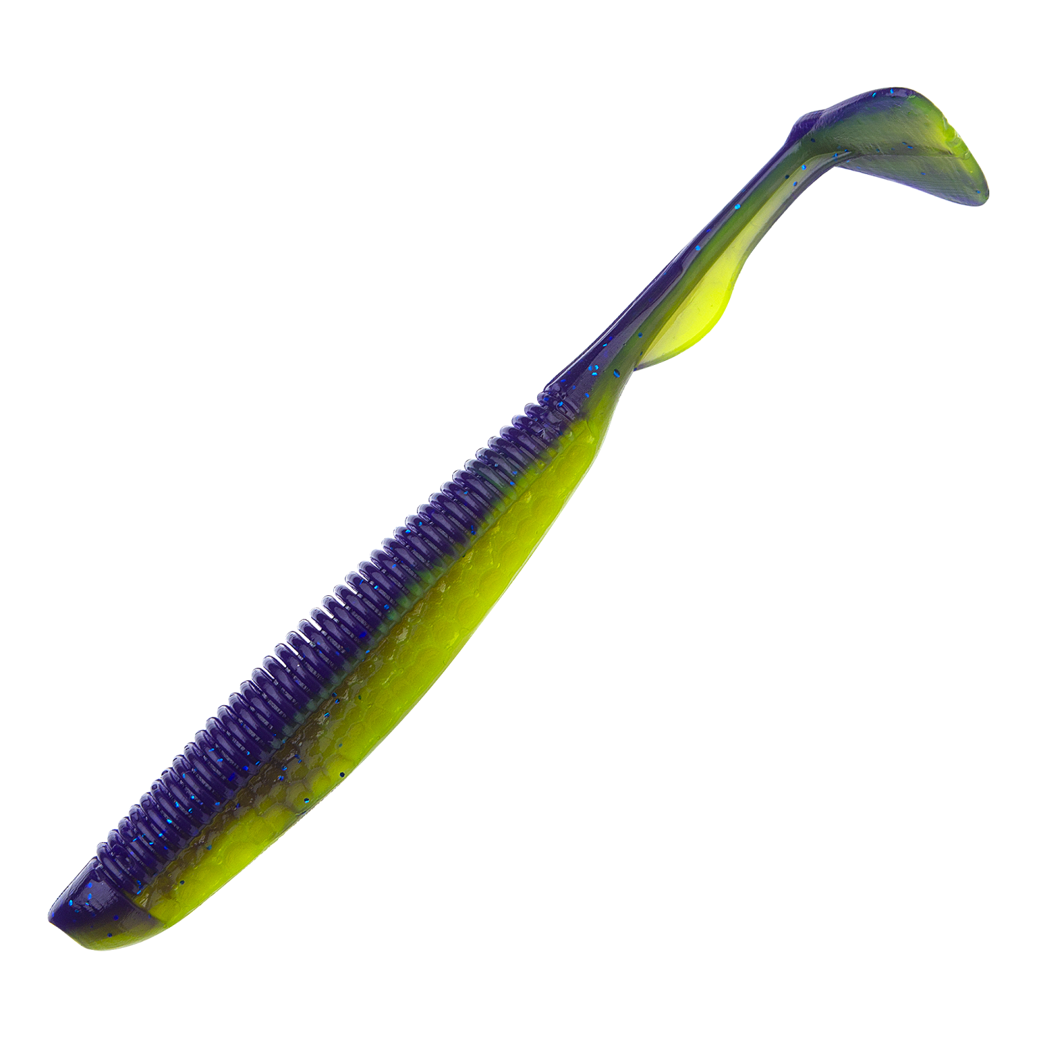 Приманка силиконовая KrakBait Gicon 5,8" #02 Purple Lime