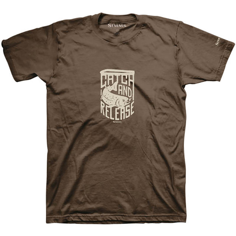 Футболка Simms Catch & Release T-Shirt L Brown