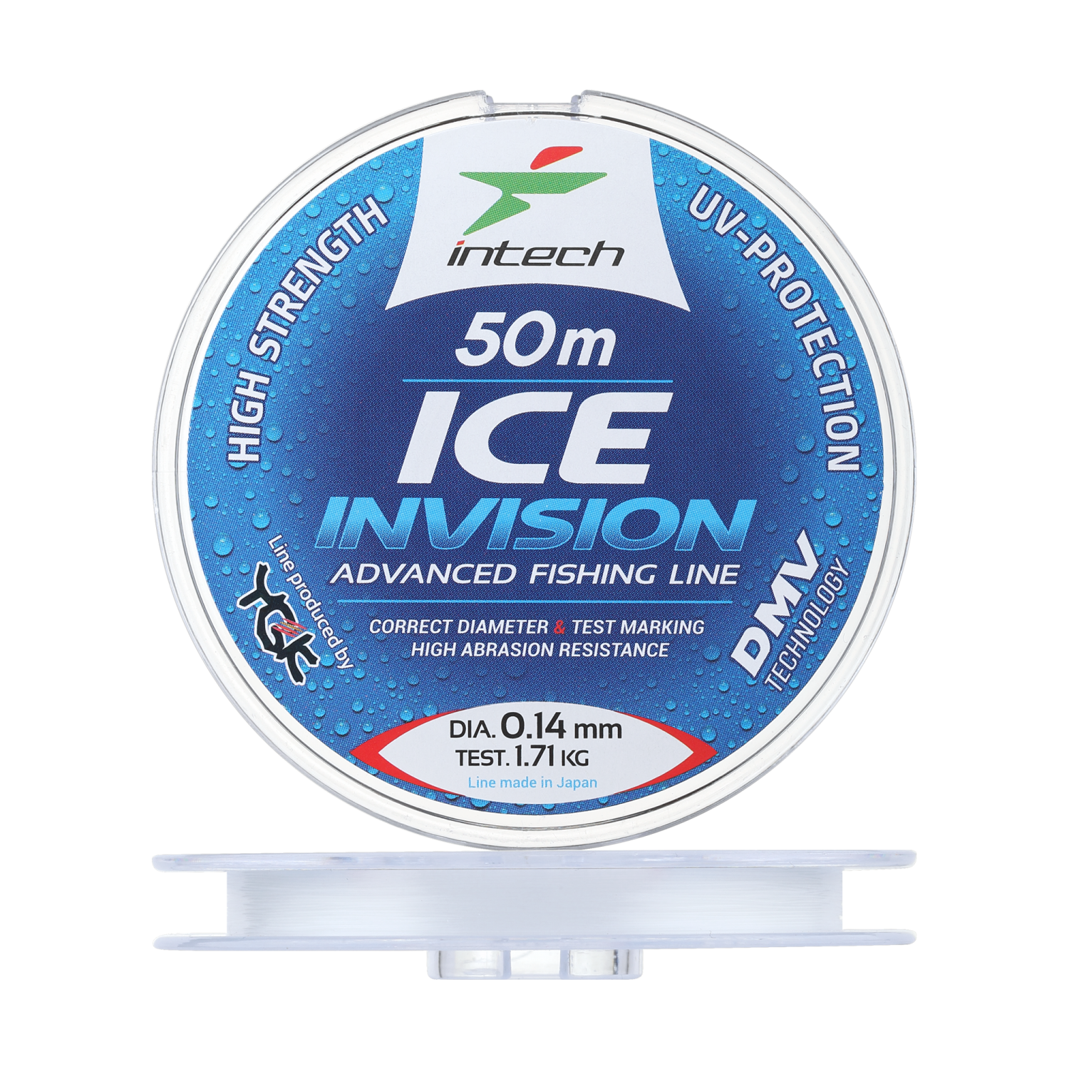 Леска монофильная Intech Invision Ice Line 0,14мм 50м (clear)