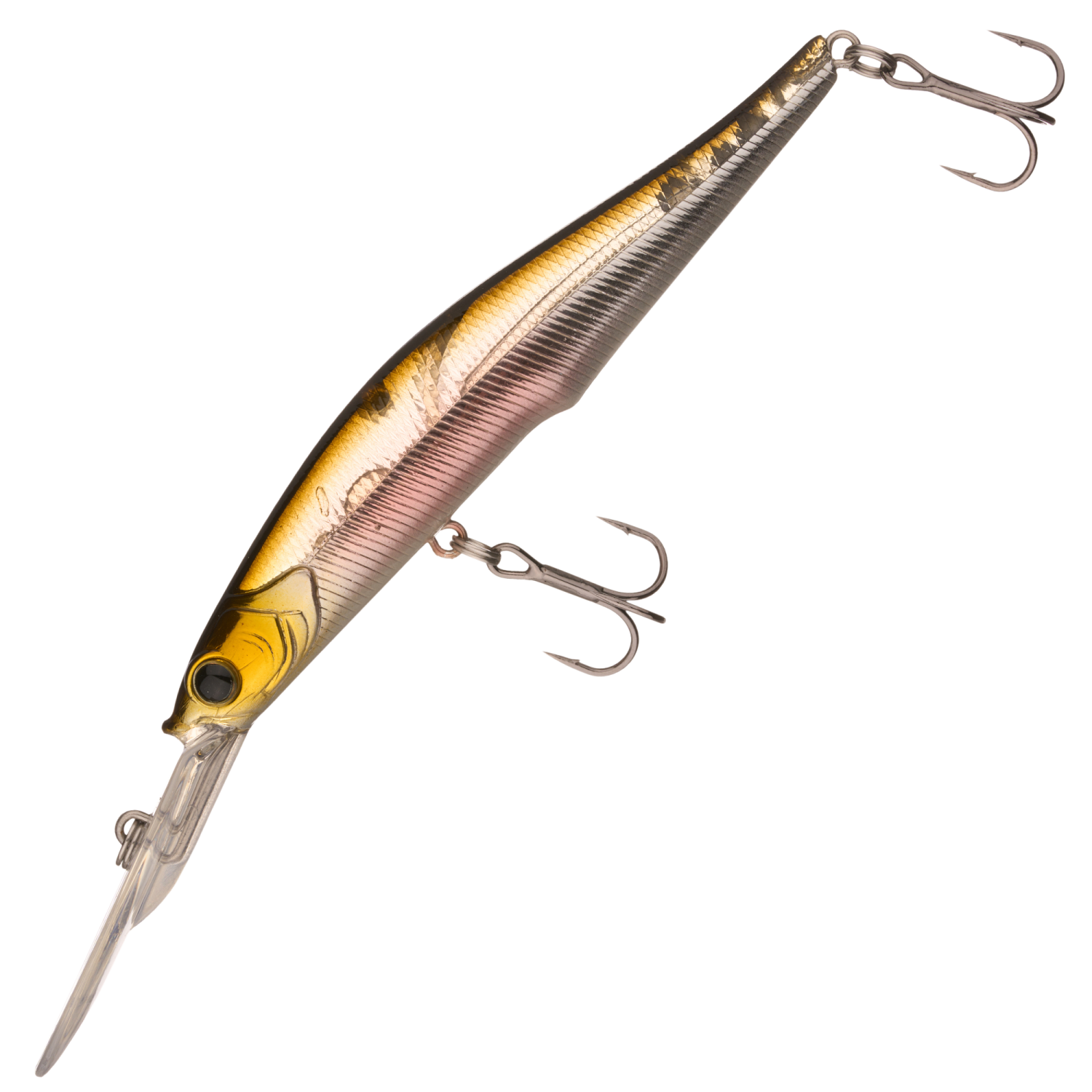 Воблер Crazee Minnow 96 DD/SP #02 Mirror Wakasagi - 2 рис.