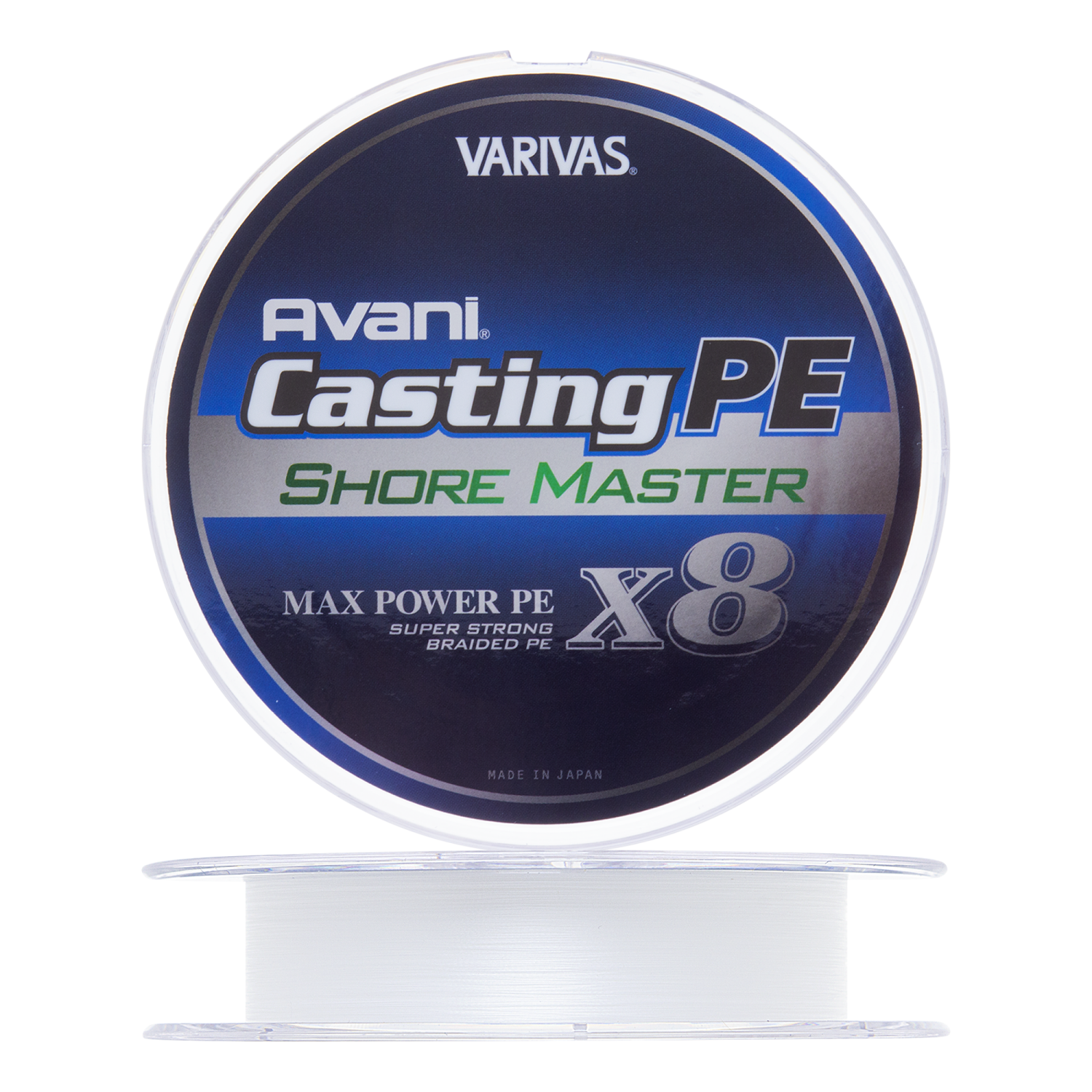 Шнур плетеный Varivas Avani Casting PE Max Power X8 Shore Master #0,6 0,132мм 200м (white)