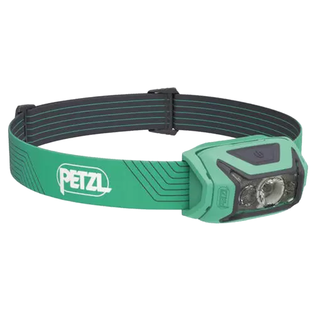 Фонарь налобный Petzl Actik зеленый