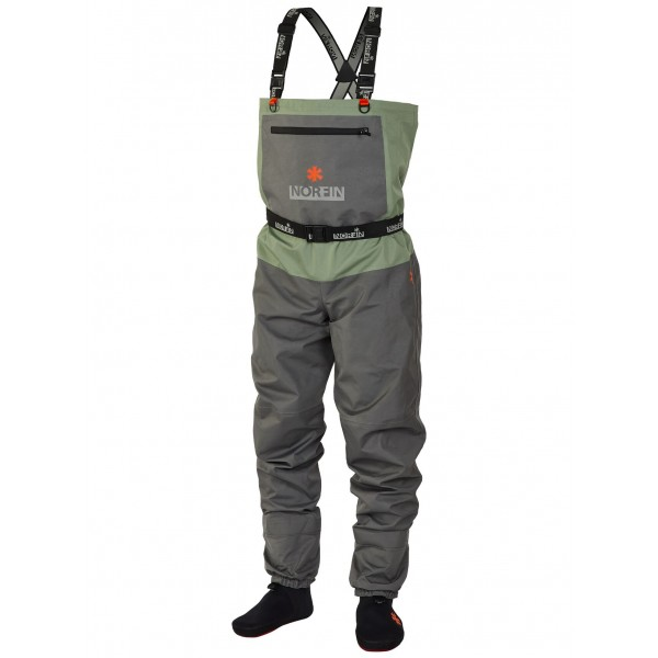Полукомбинезон забродный Norfin Pilot Stockingfoot 2 S серый