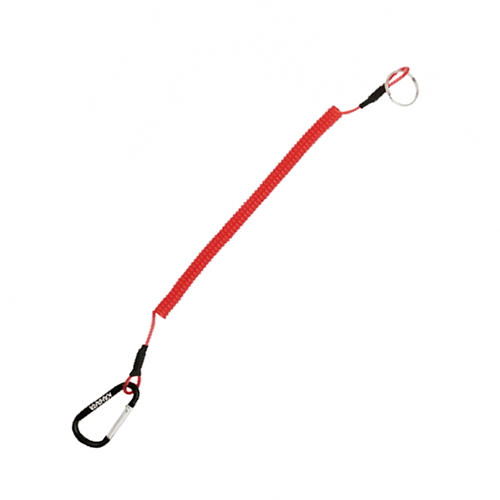 Страховочный тросик Kahara KJ Strong Lanyard 25-90см Red