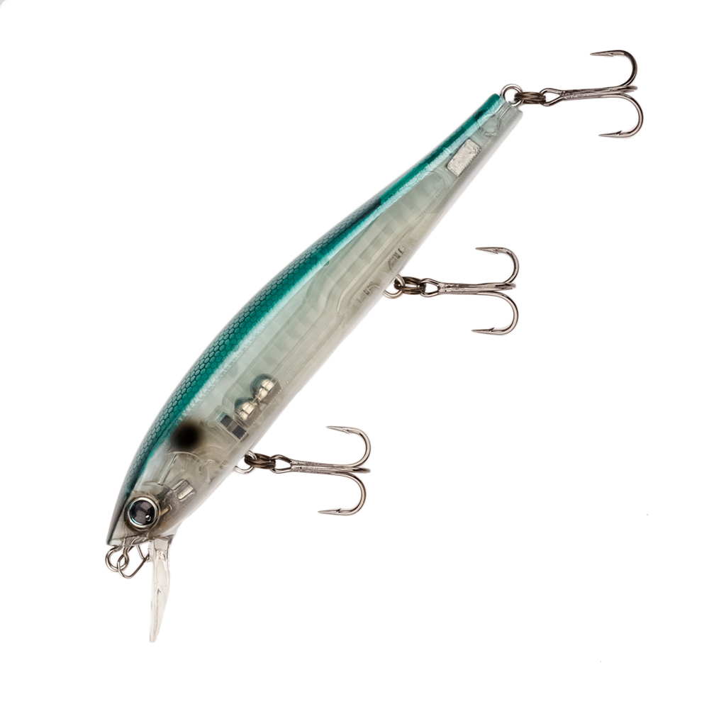 Воблер Duel Hardcore Minnow Flat 110 SP R1177 #GSSH - 2 рис.