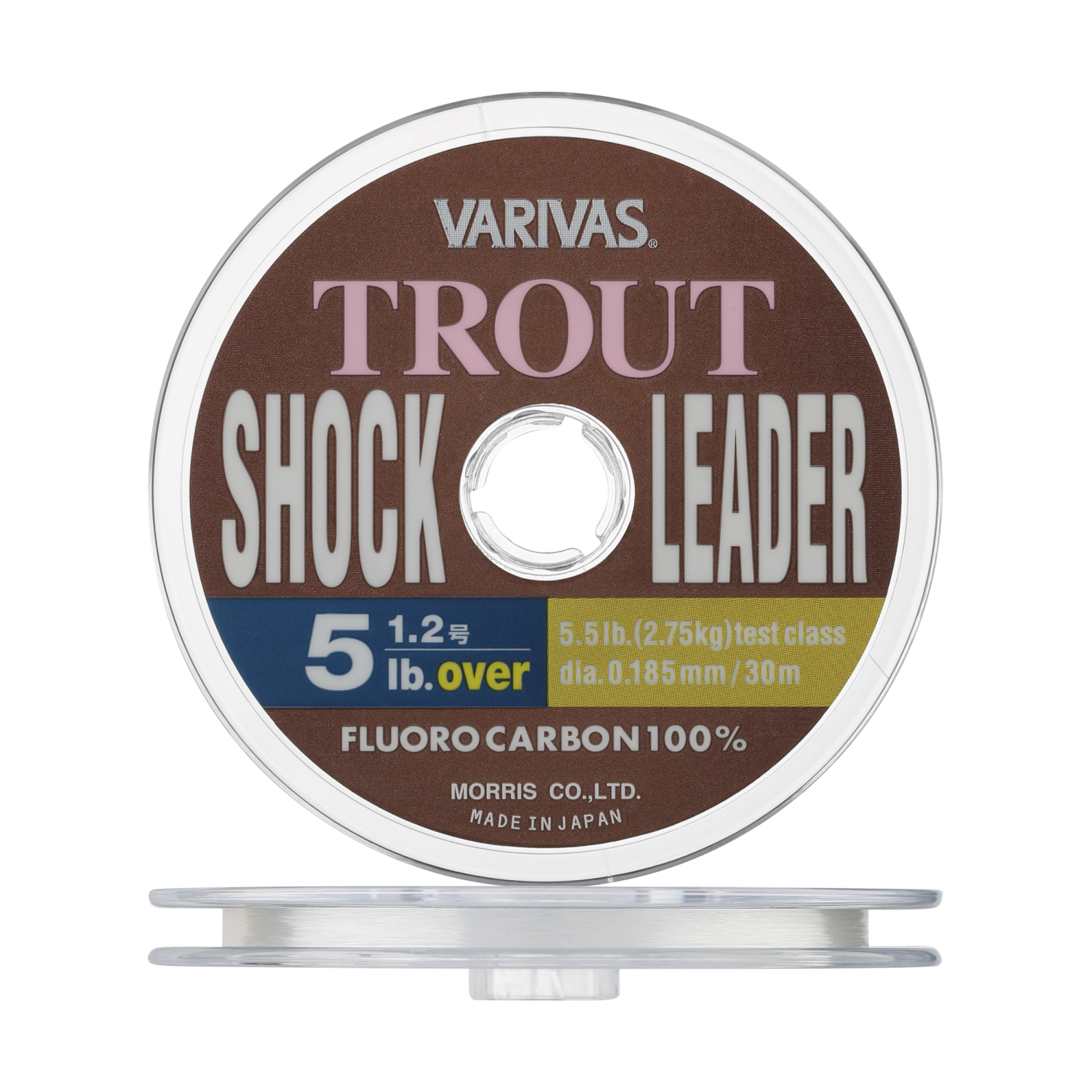 Флюорокарбон Varivas Trout Shock Leader Fluoro #1,2 0,185мм 30м (clear)