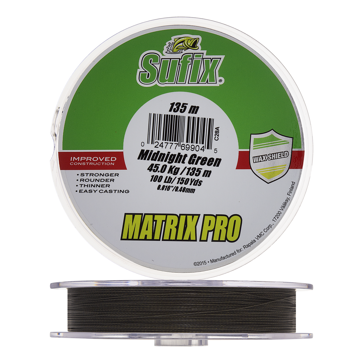 Шнур плетеный Sufix Matrix Pro 0,40мм 135м (midnight green)