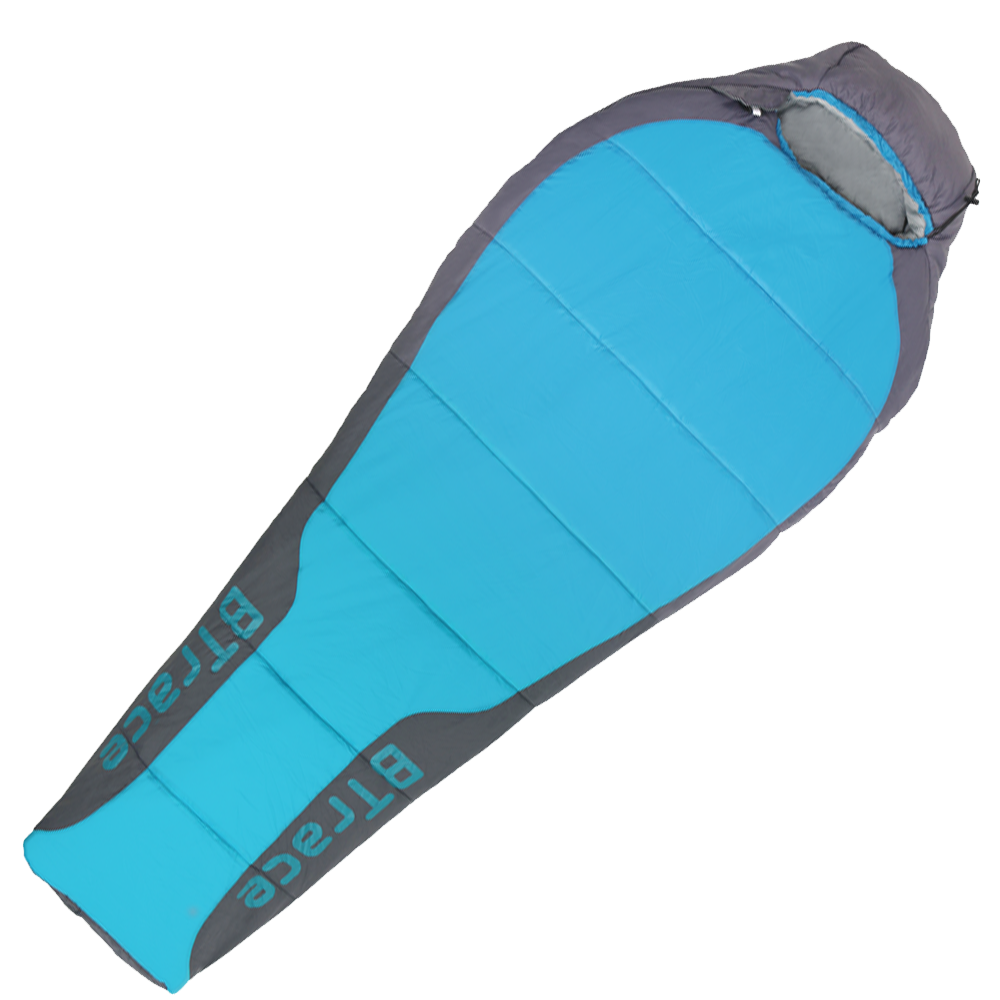 Спальный мешок BTrace Snug S size левый серый/синий