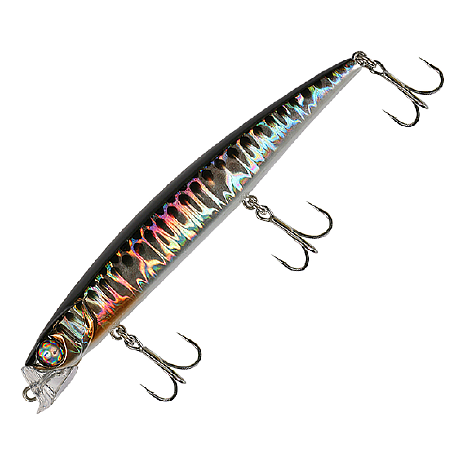 Воблер Jackall Rada Minnow 114 S #Hl Silver & Black