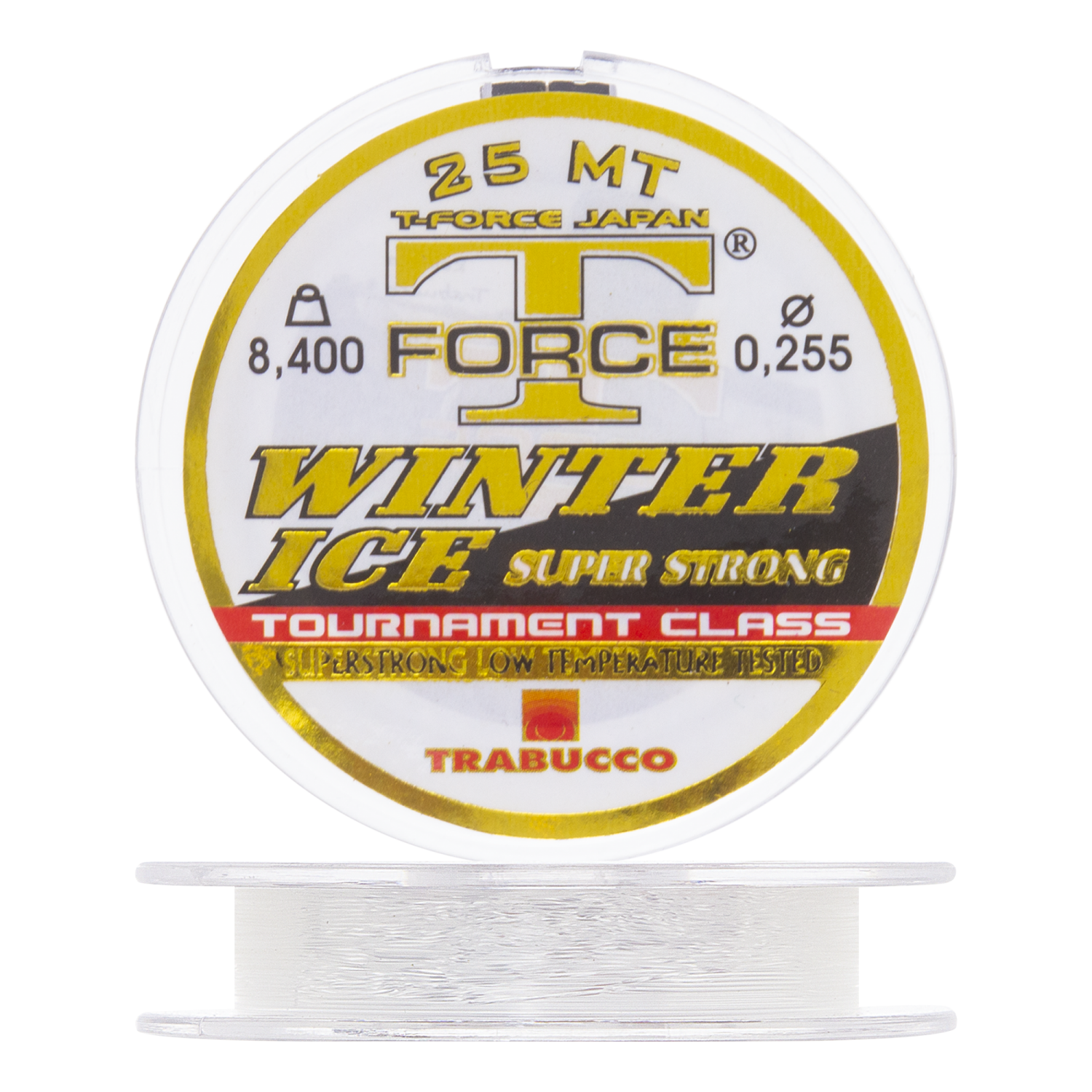 Леска монофильная Trabucco T-Force Winter Ice Super Strong 0,255мм 25м (clear)