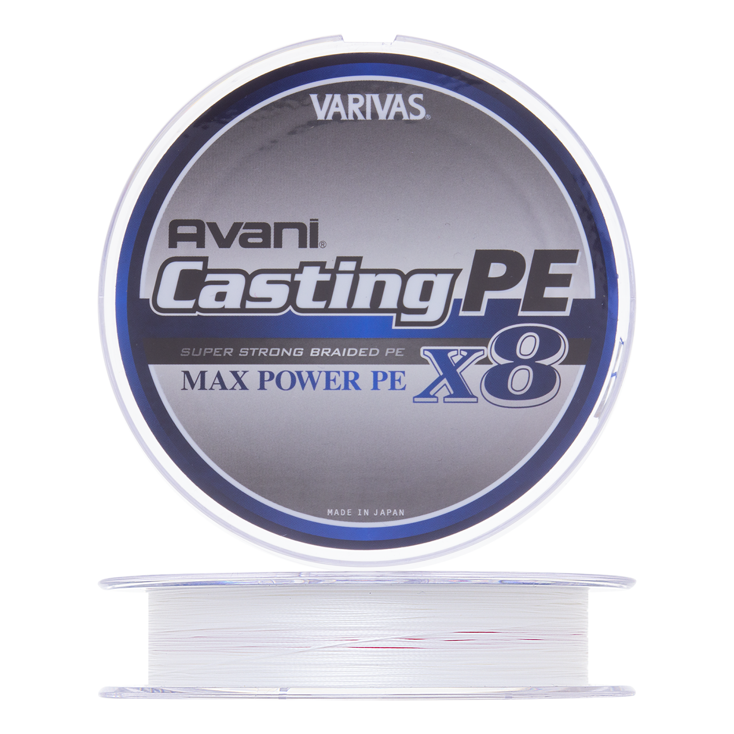 Шнур плетеный Varivas Avani Casting PE Max Power X8 #3,0 0,285мм 200м (white)