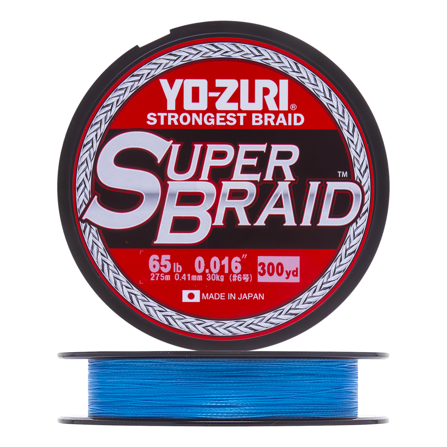 Шнур плетеный Yo-Zuri PE Superbraid 65Lb 0,41мм 270м (blue)