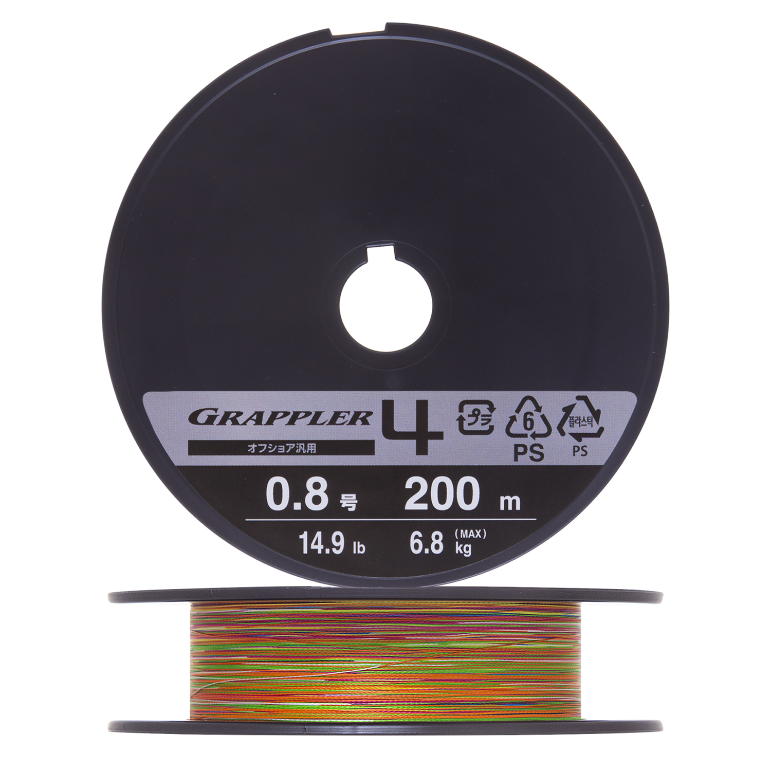 Шнур плетеный Shimano Grappler 4 PE #0,8 0,148мм 200м (5color)