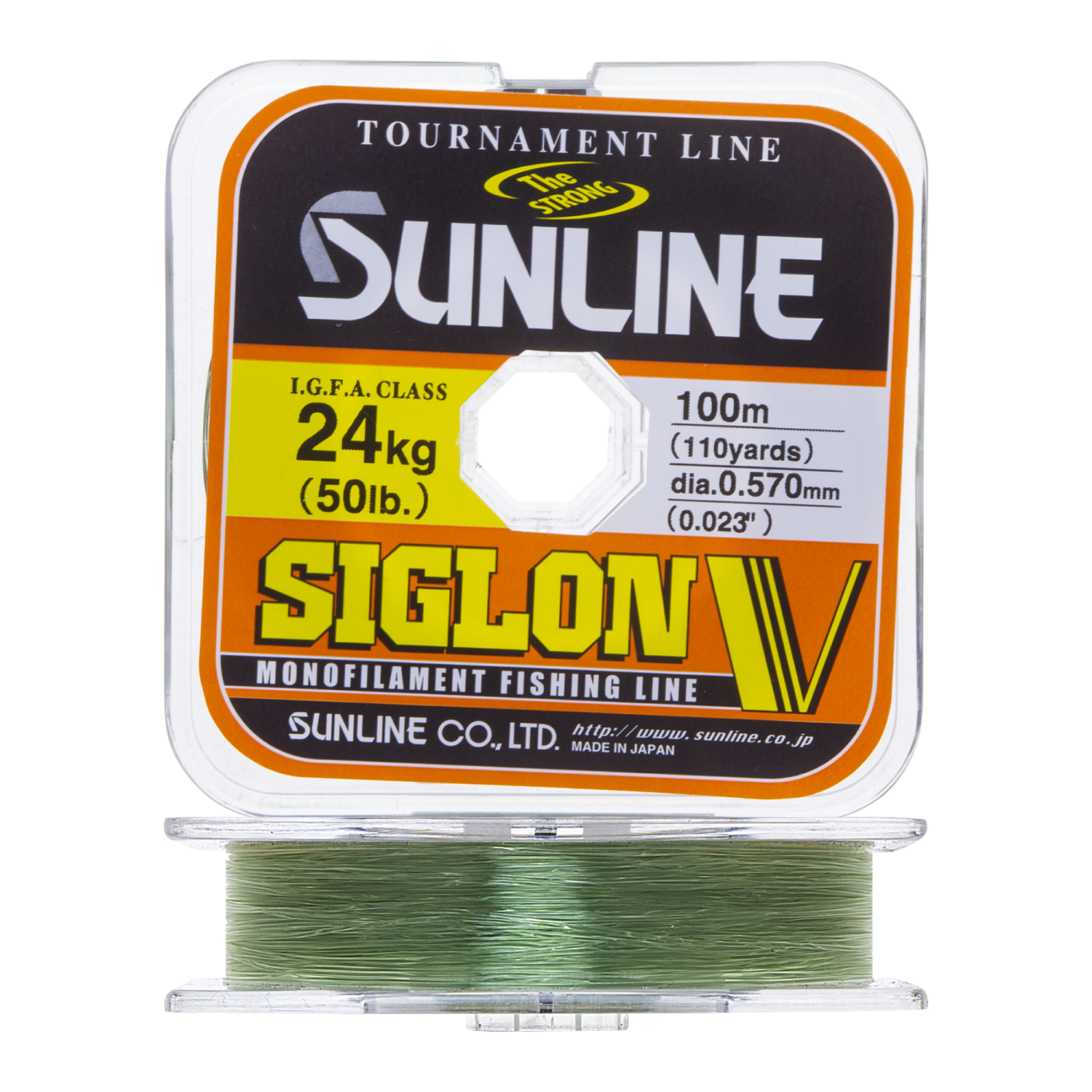 Леска монофильная Sunline Siglon V 10R Connected #12 0,570мм 100м (mist green)