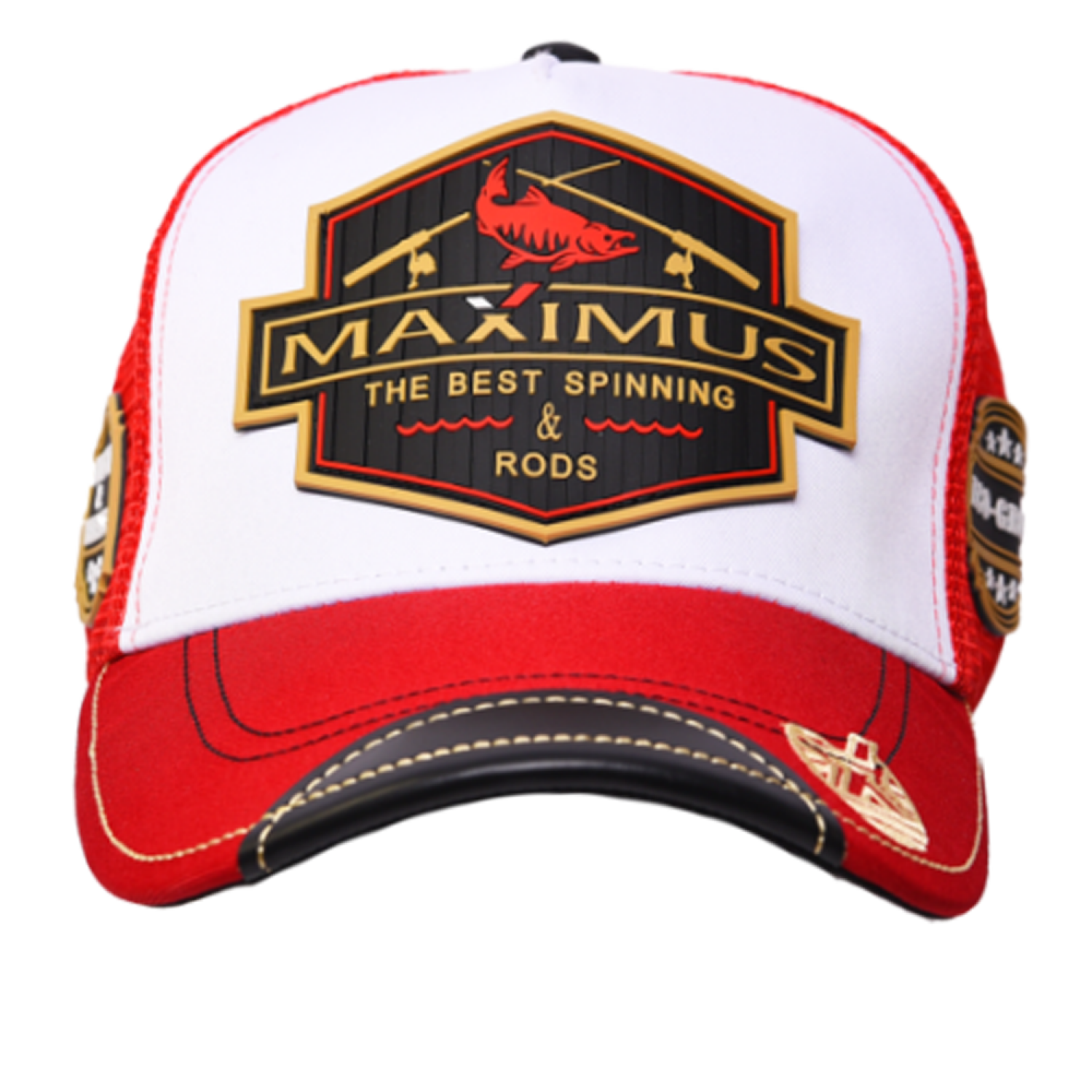 Бейсболка Maximus Mesh White/Red