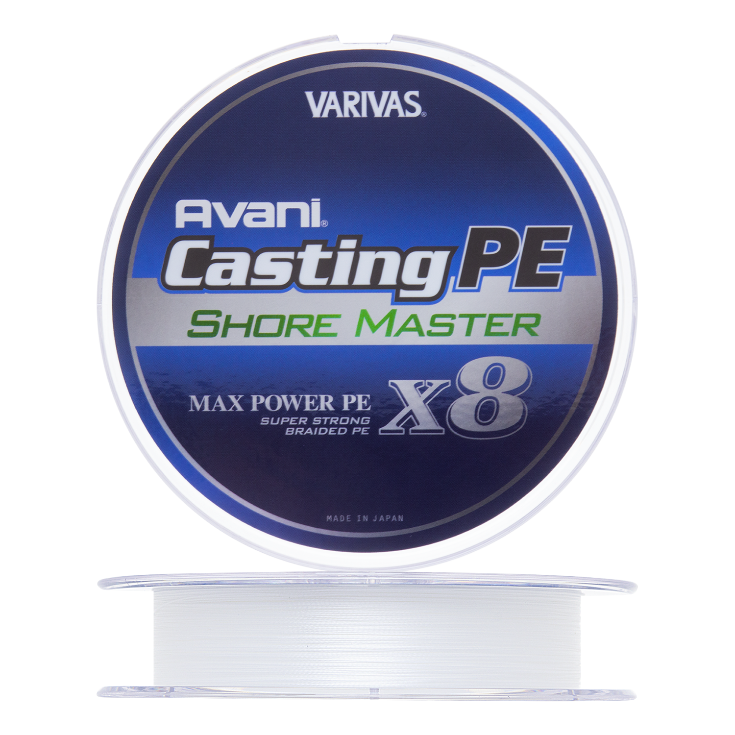 Шнур плетеный Varivas Avani Casting PE Max Power X8 Shore Master #2,0 0,242мм 200м (white)