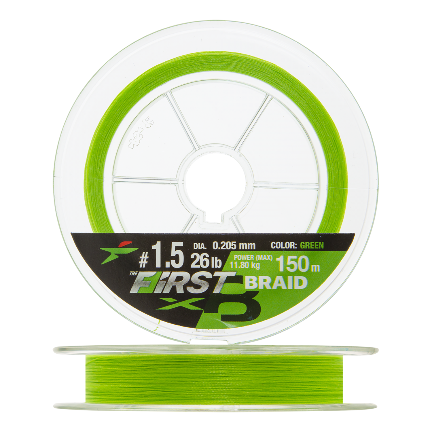 Шнур плетеный Intech First Braid X8 #1,5 0,205мм 150м (green)