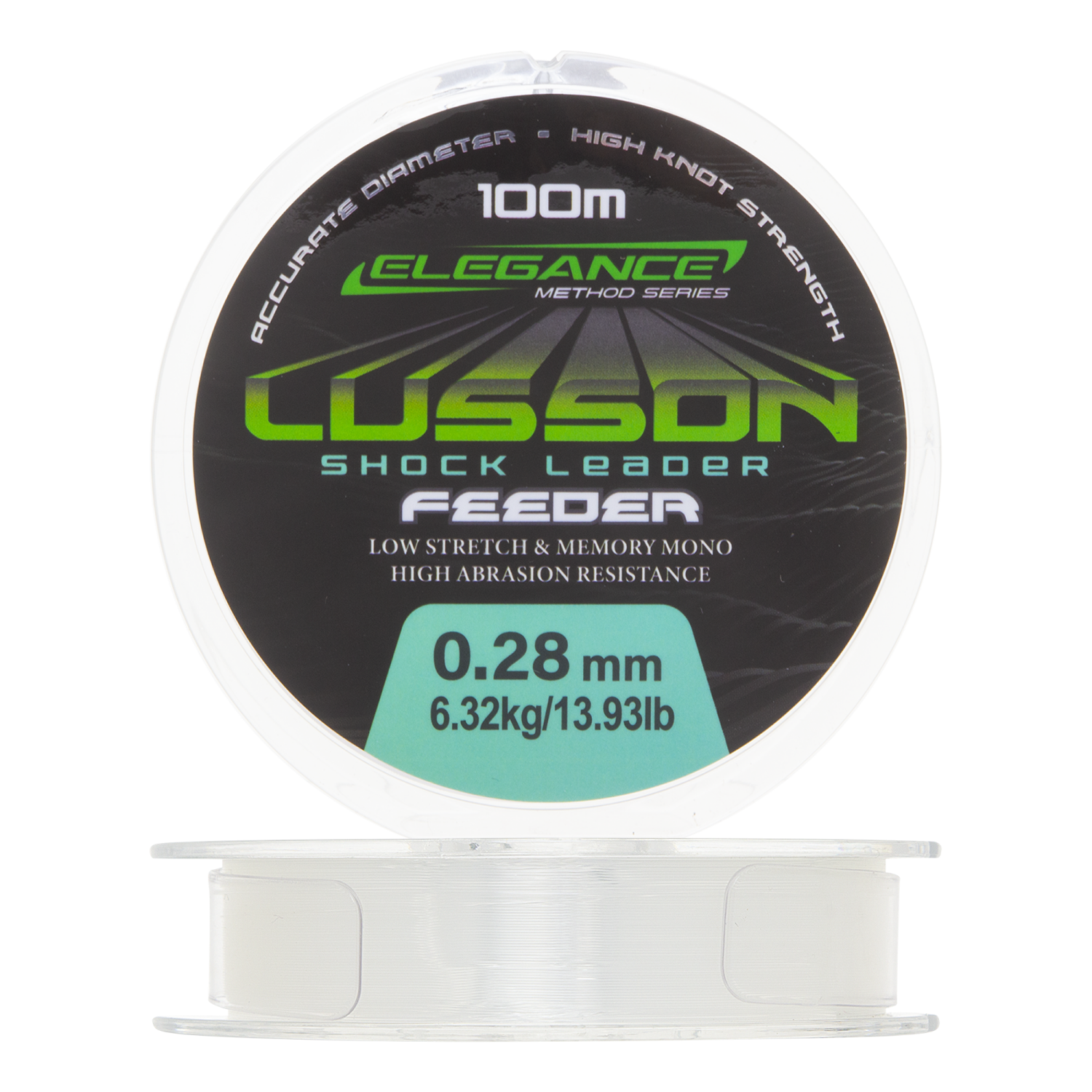 Леска монофильная Elegance Method Lusson Shock Leader Feeder 0,28мм 100м (clear)