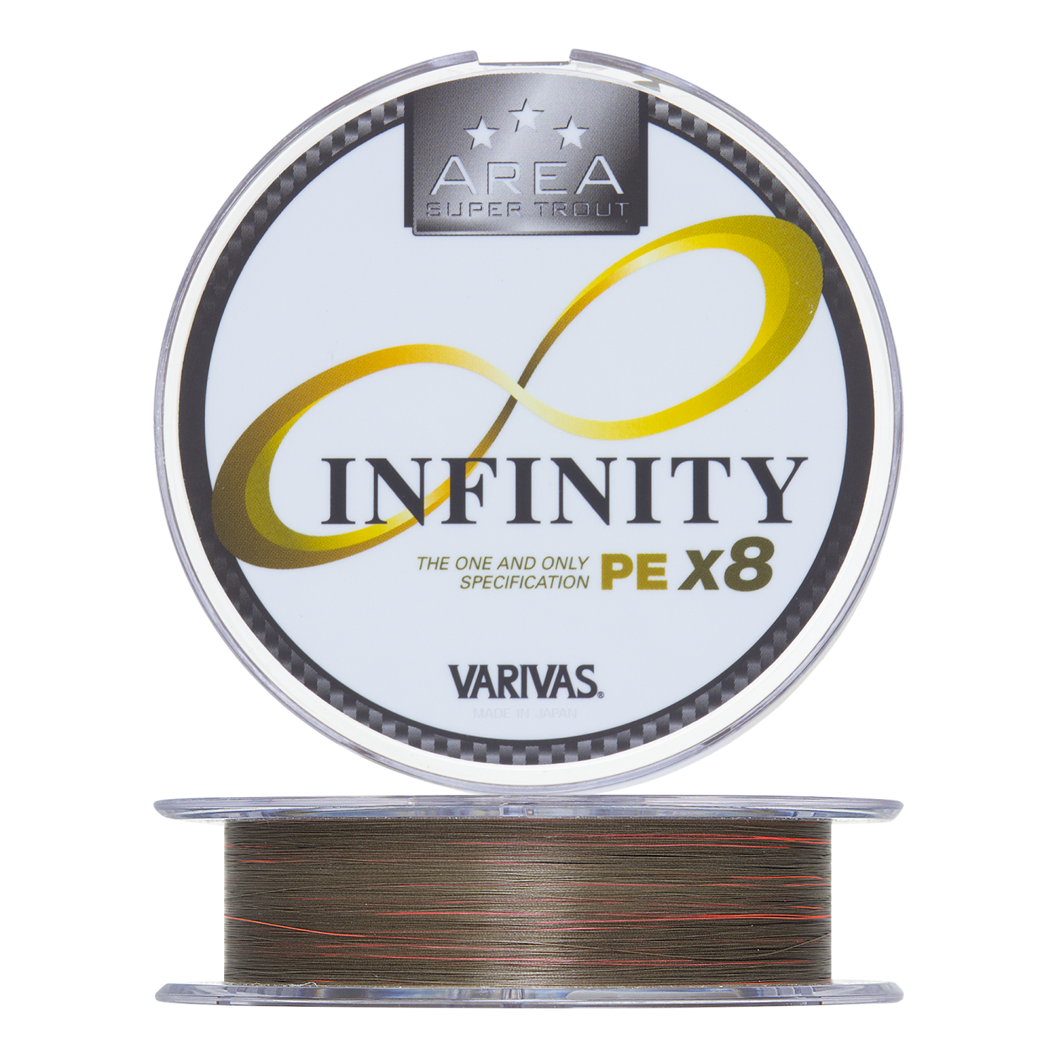 Шнур плетеный Varivas Trout Area Infinity PE X8 #0,3 0,094мм 75м (multicolor)