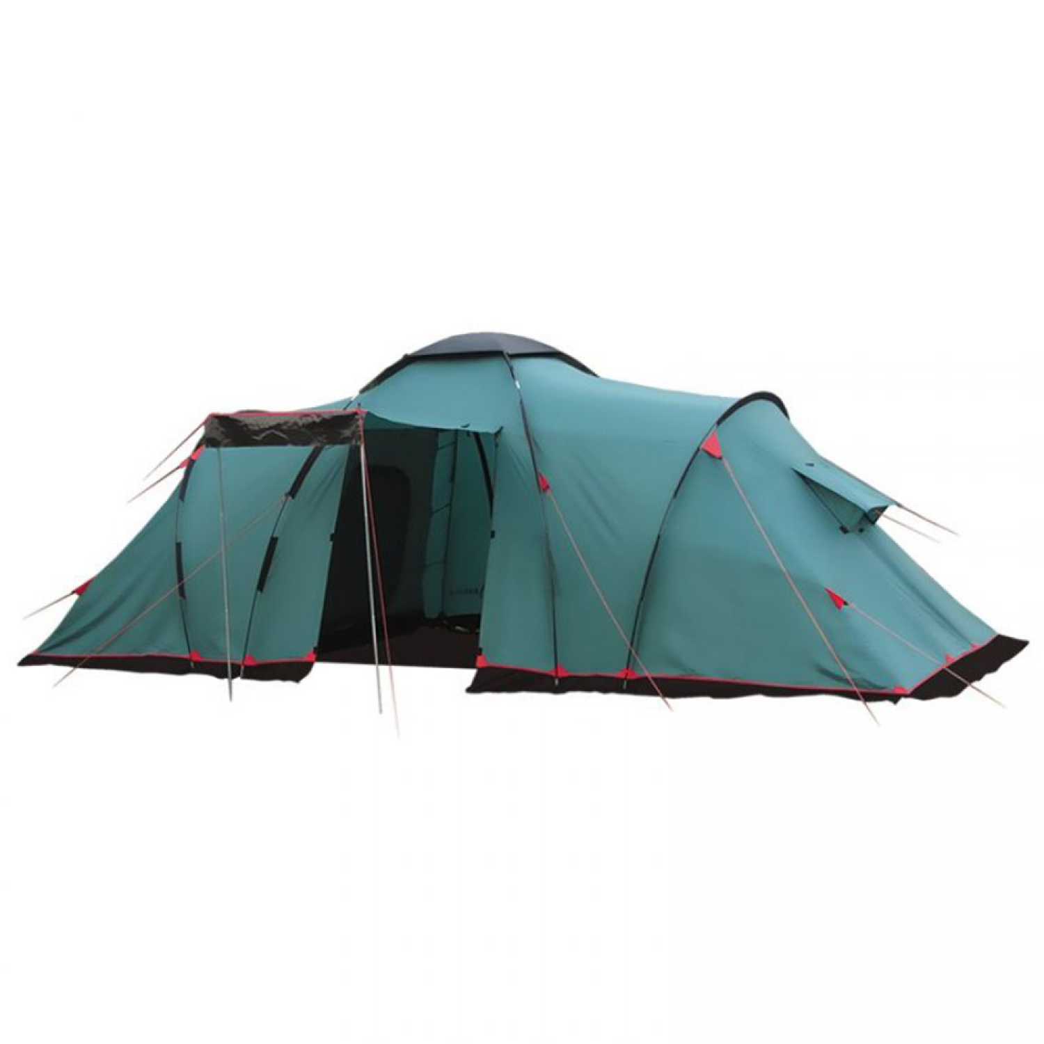Палатка кемпинговая Tramp Brest 4 (V2) зеленый двухкомнатная палатка tramp brest 6 v2 для кемпинга