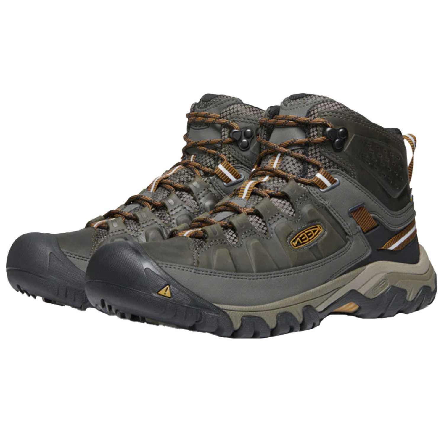 Ботинки Keen Targhee III Mid Waterproof р. 9 (41) Black Olive/Golden Brown