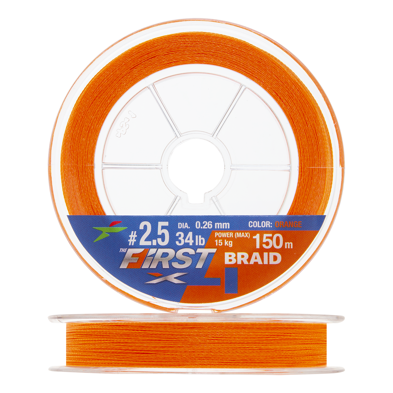 Шнур плетеный Intech First Braid X4 #2,5 0,260мм 150м (orange)