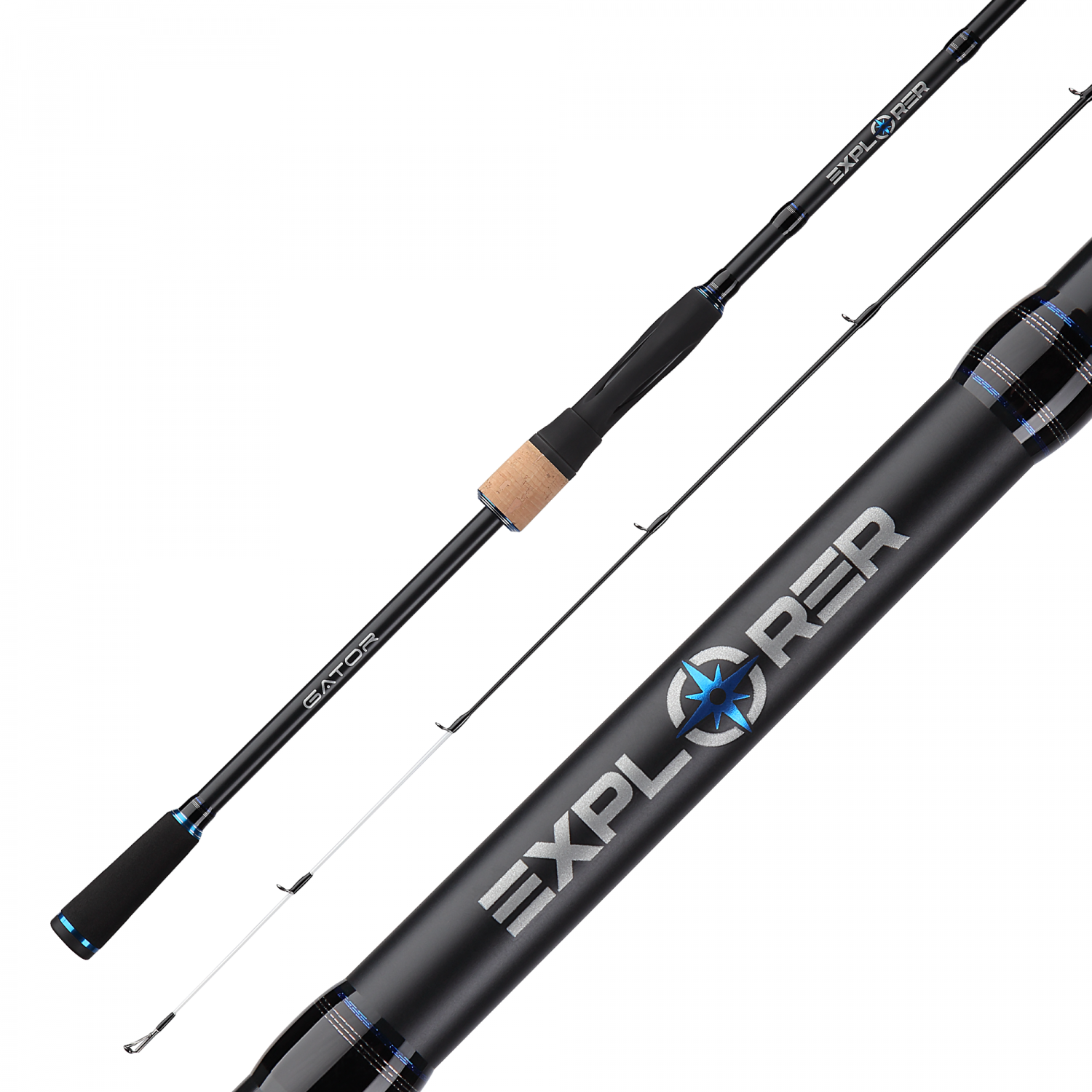 Спиннинг Gator Bait Fish Explorer Perch Rod 8'0" 3-20гр