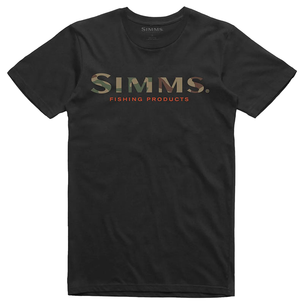 Футболка Simms Logo T-Shirt 2023 2XL Black