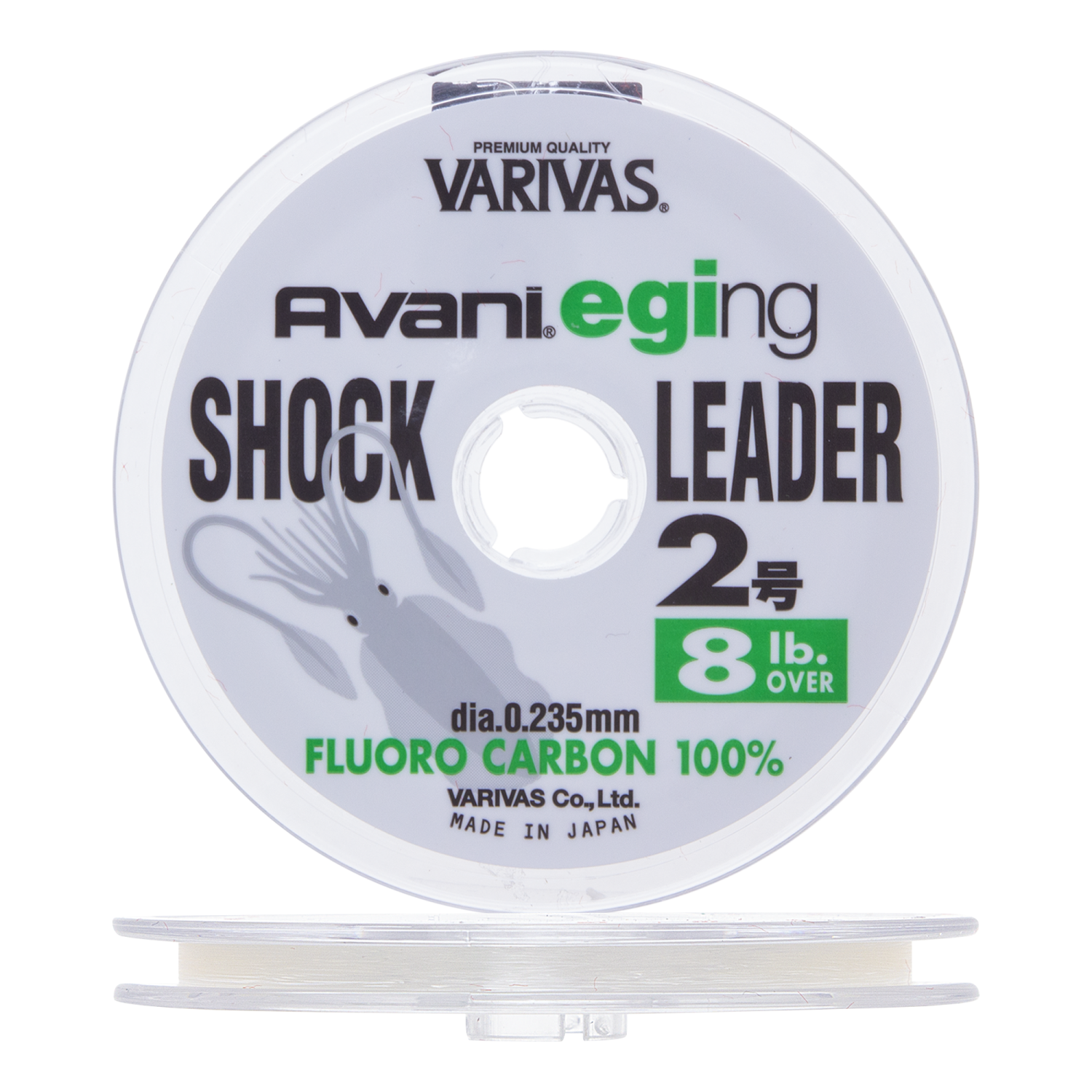 Флюорокарбон Varivas Avani Eging Shock Leader Fluorocarbon #2 0,235мм 30м (clear)