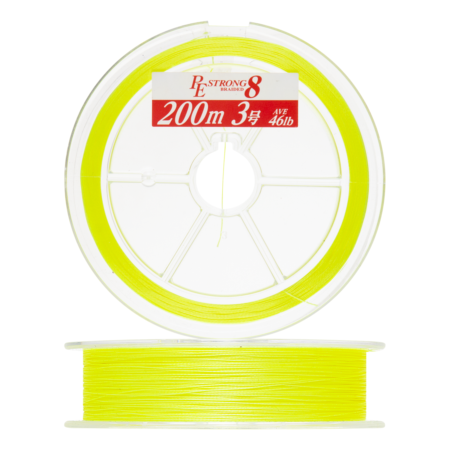 Шнур плетеный Yamatoyo Super PE Strong Braided X8 #3,0 0,285мм 200м (flash lemon)