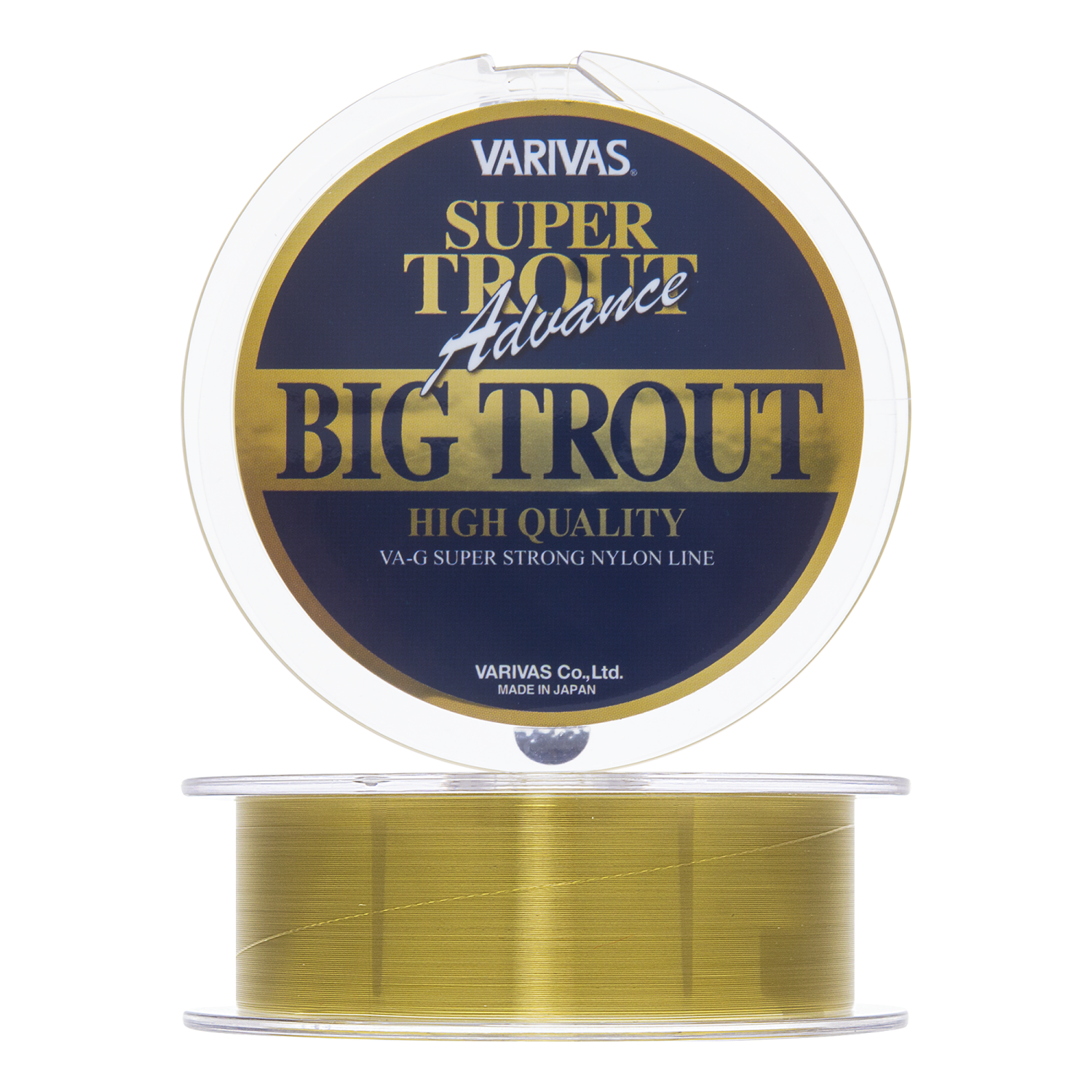 Леска монофильная Varivas Super Trout Advance Big Trout #1,5 0,205мм 8Lb 150м (status gold)