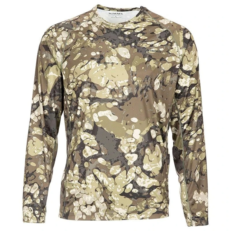 Лонгслив Simms SolarFlex LS Crewneck - Print M Riparian Camo