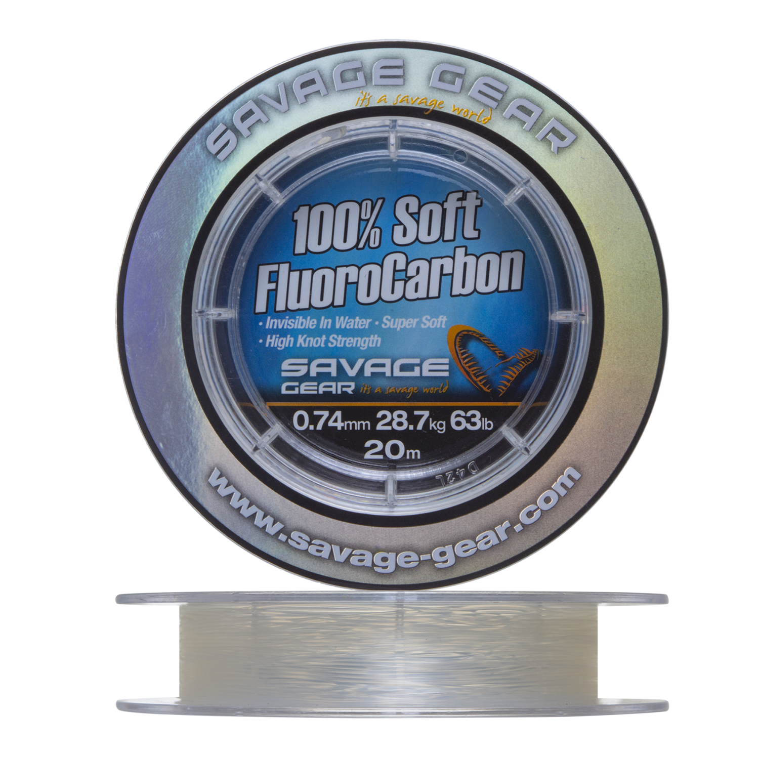 Флюорокарбон Savage Gear Soft Fluorocarbon 0,74мм 20м (clear)