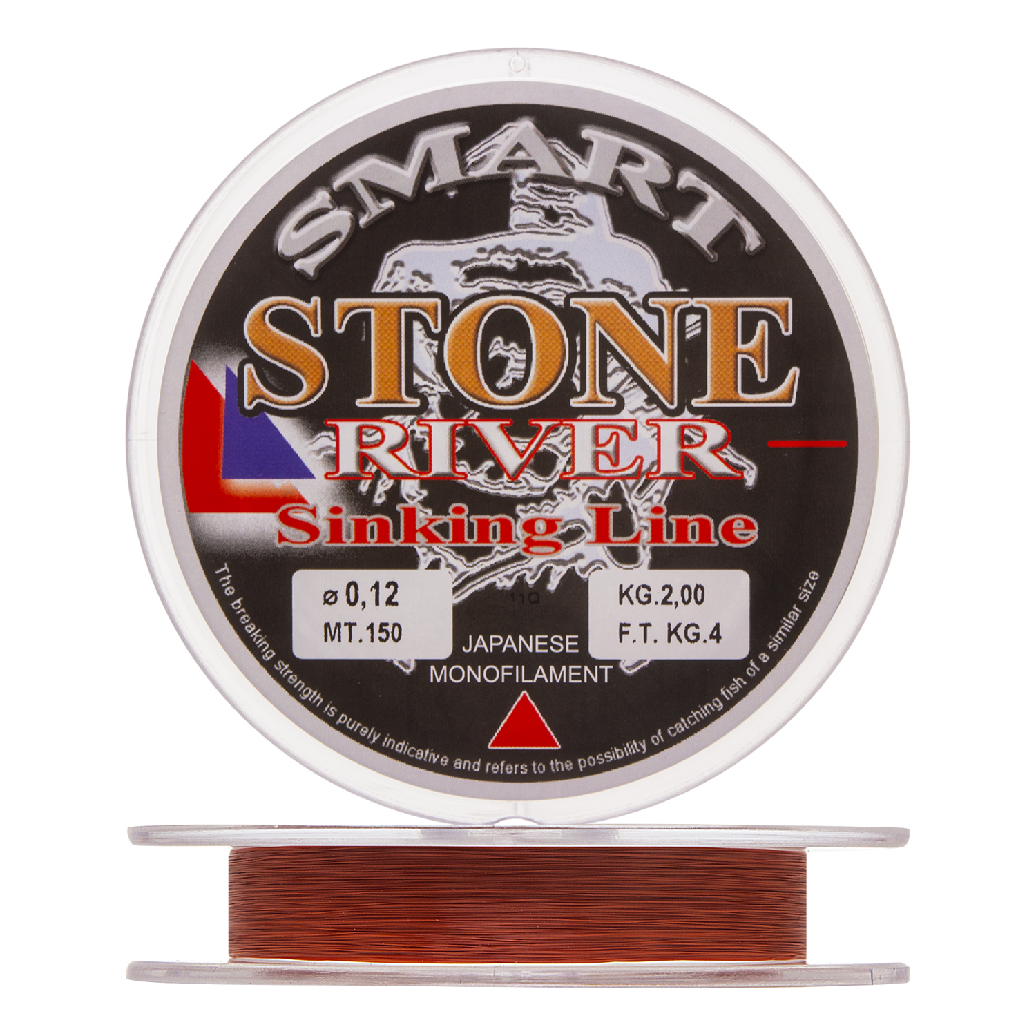 Леска монофильная Maver Smart Stone River 0,12мм 150м (dark red)