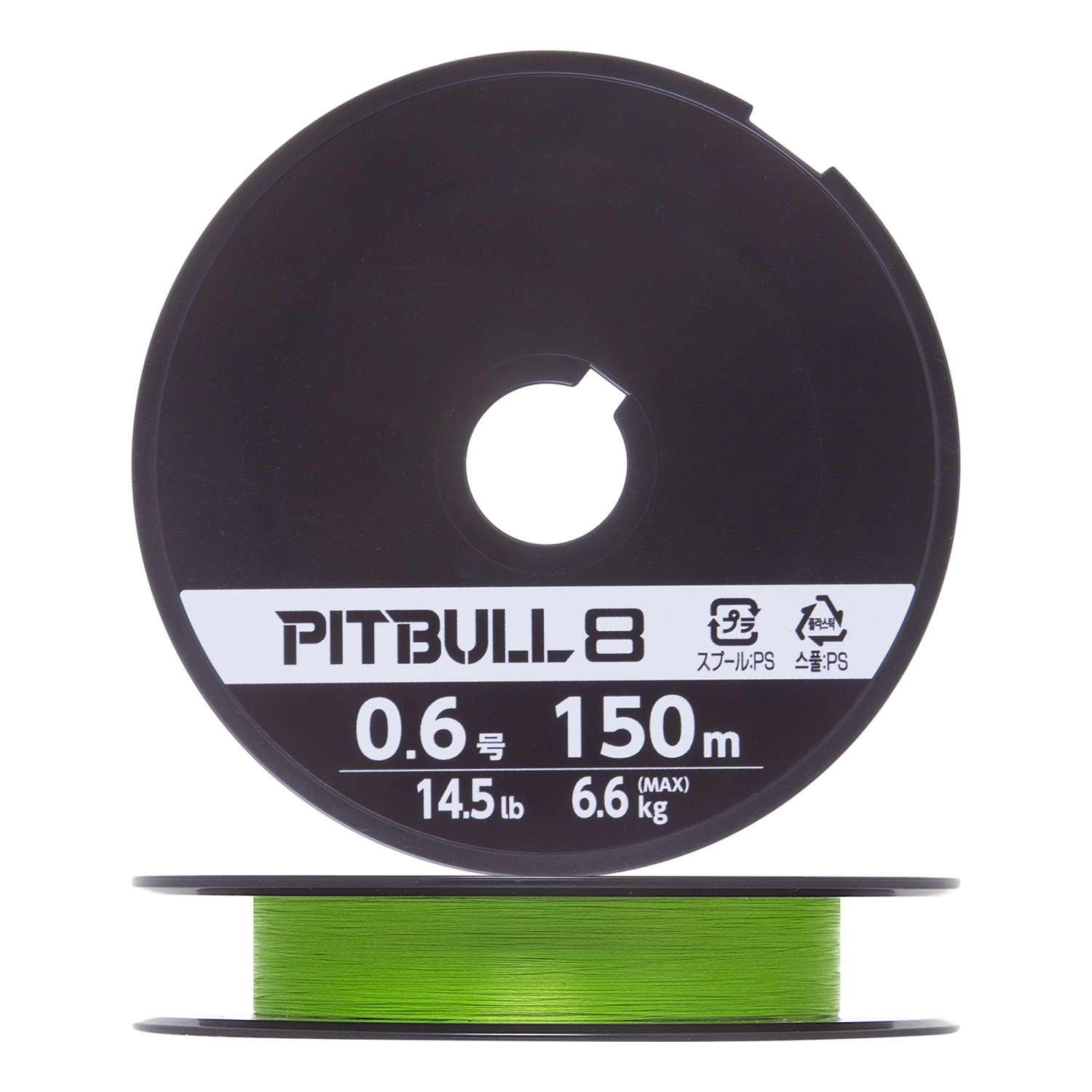 Шнур плетеный Shimano Pitbull 8 #0,6 0,128мм 150м (lime green)