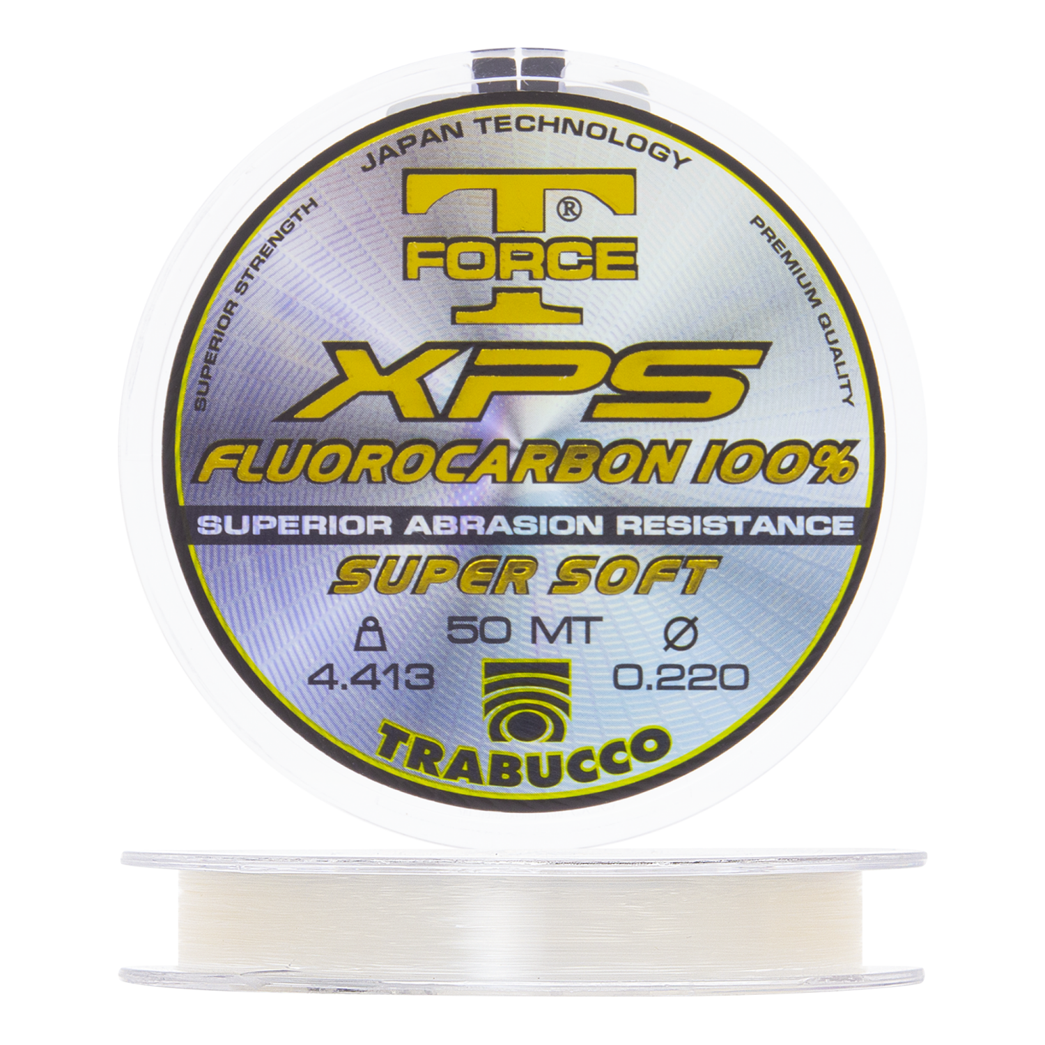 Флюорокарбон Trabucco T-Force XPS Fluorocarbon 100% Super Soft 0,220мм 50м (clear)