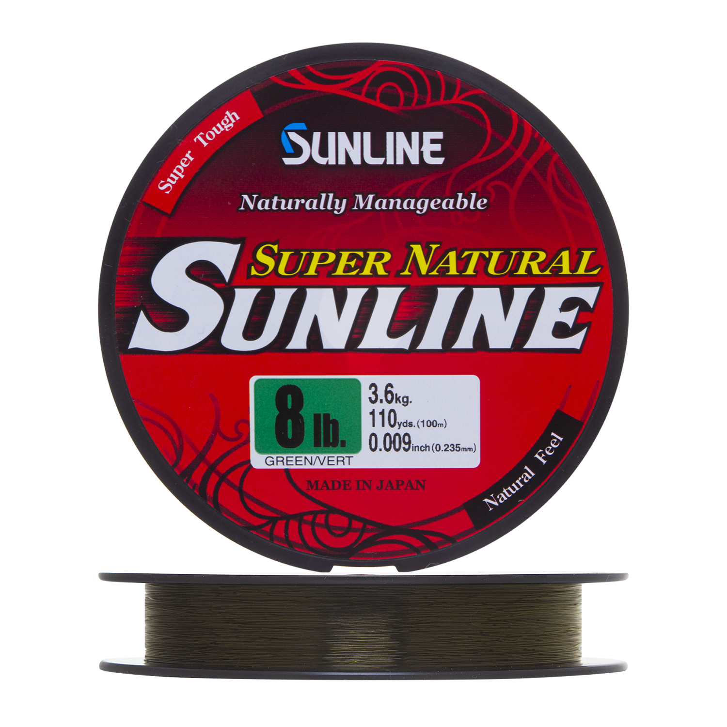 Леска монофильная Sunline Super Natural #2,0 0,235мм 100м (green)