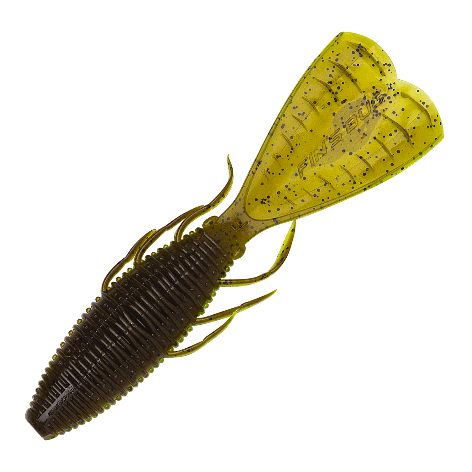 Приманка силиконовая Daiwa Fins Bug 4" #Summer Craw